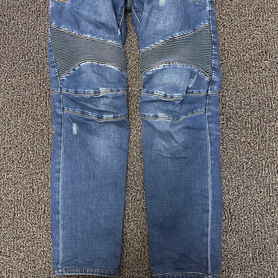 발망 워싱 바이커 데님 청바지 팬츠 상품이미지3