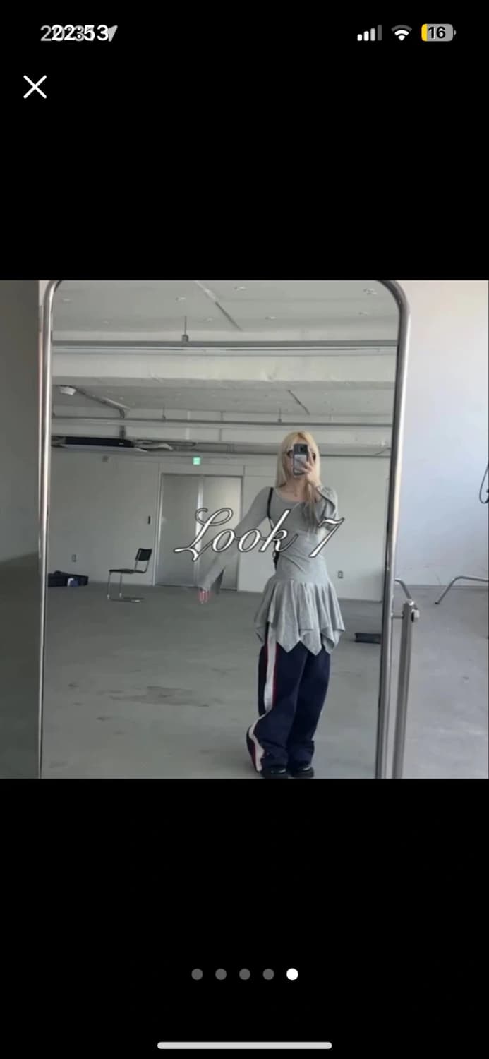 위위미유 러플 원피스 상품이미지5