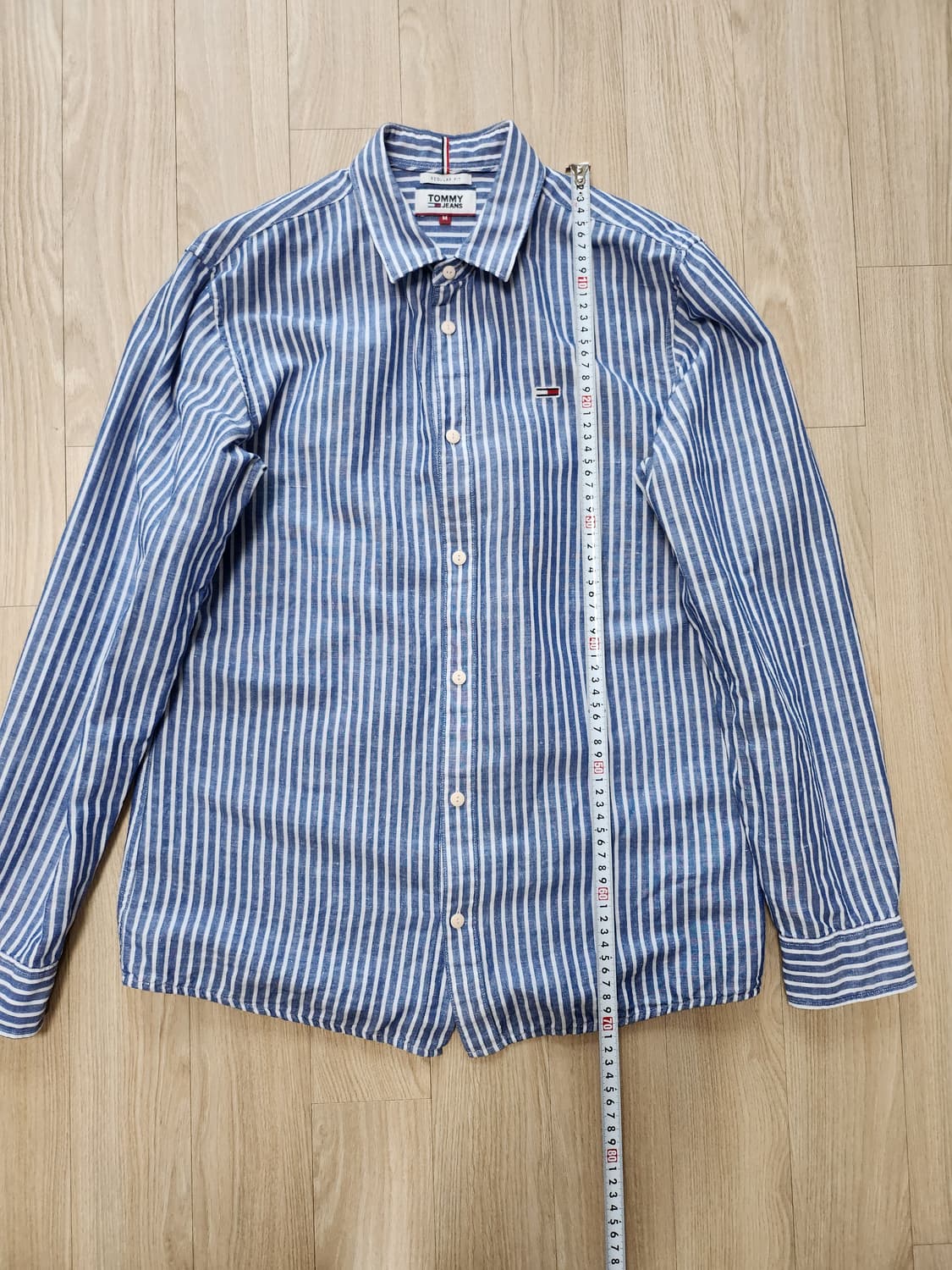 타미힐피거 진스 린넨긴팔셔츠 (M 상품이미지6