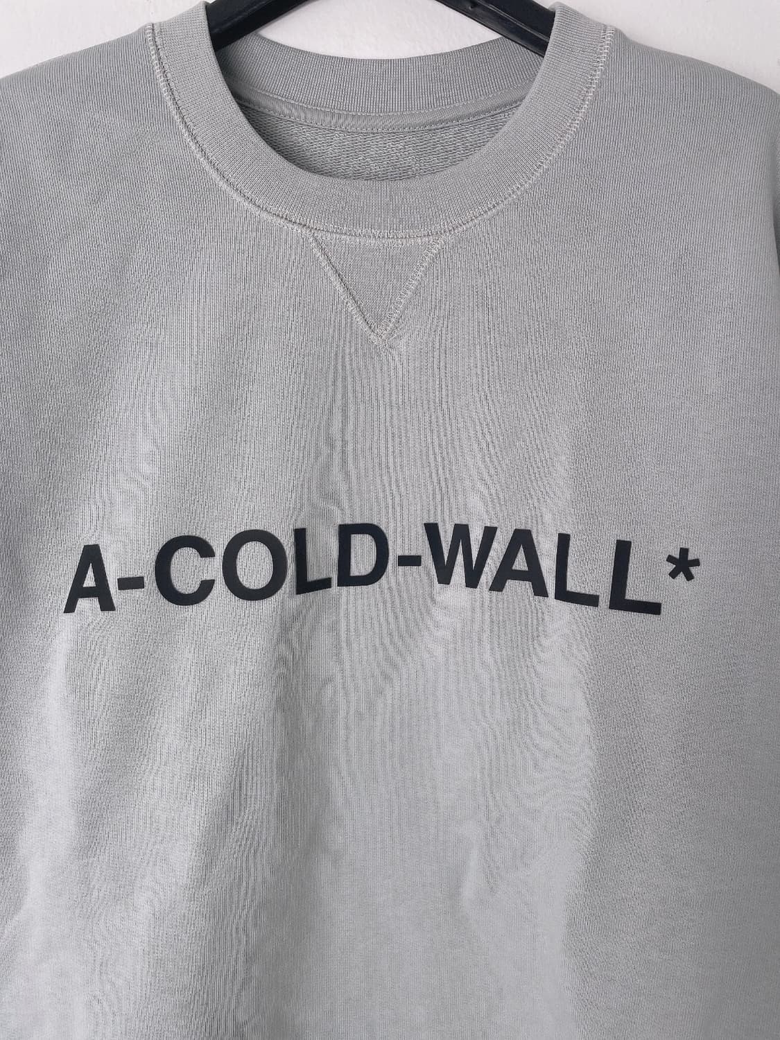 (정품/새상품) 어콜드월 그레이 에센셜 로고 맨투맨 상품이미지2