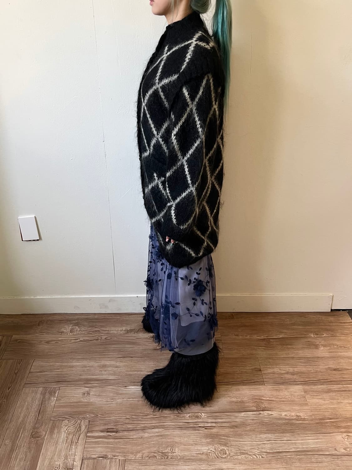 CASABIANCA 모헤어 버튼업 코트  상품이미지8