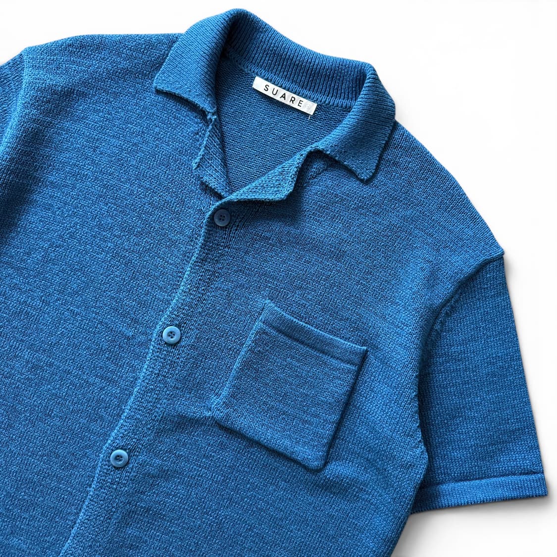SUARE Deep Sea Blue Knit Shirt 상품이미지2