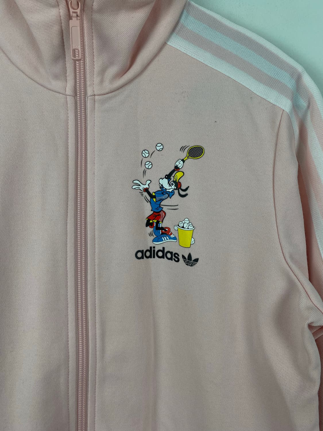 아디다스 디즈니 구피 연핑크 트랙탑 져지 M <515> 상품이미지4