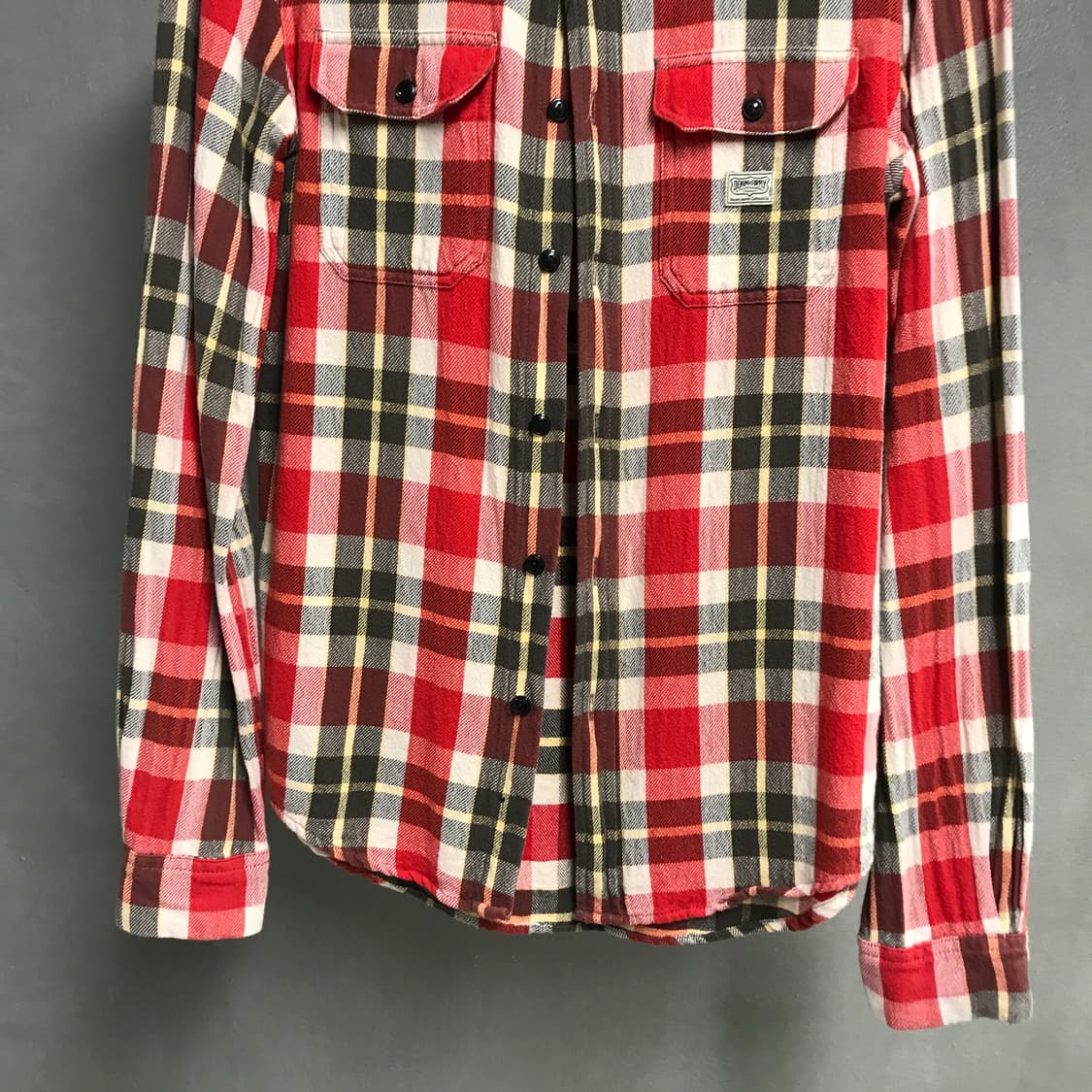 폴로 데님앤서플라이 체크 셔츠 S 상품이미지3