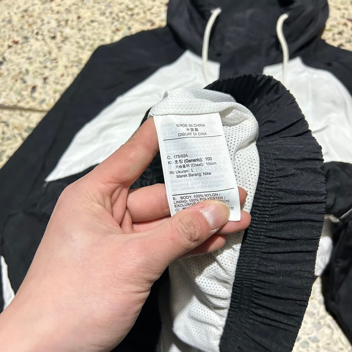 나이키(NIKE) 더블 스우시 우븐 트랙탑 바람막이 상품이미지5