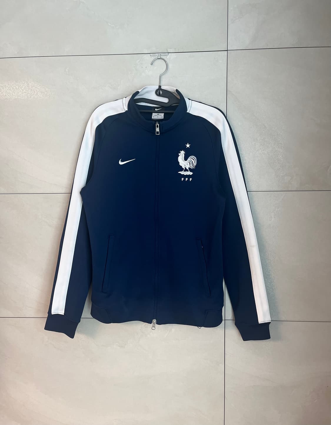 나이키 14-16 프랑스 국대 어센틱 트랙 자켓 져지 [M/95]  상품이미지4