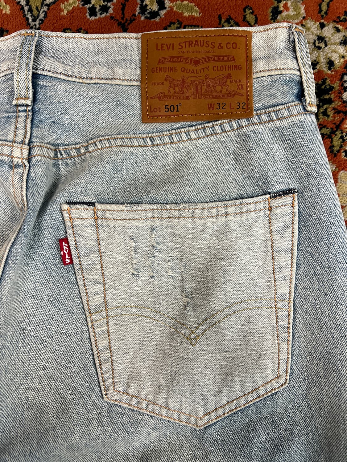 [32] LEVIS 리바이스 연청 프리미엄 데님팬츠 상품이미지6