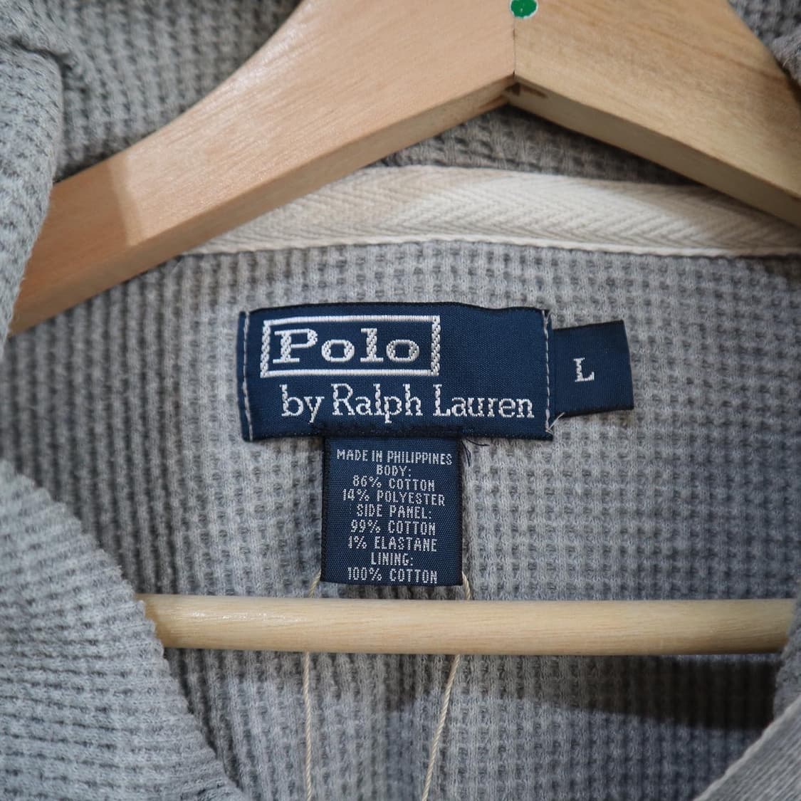 폴로 그레이 후드집업 상품이미지5