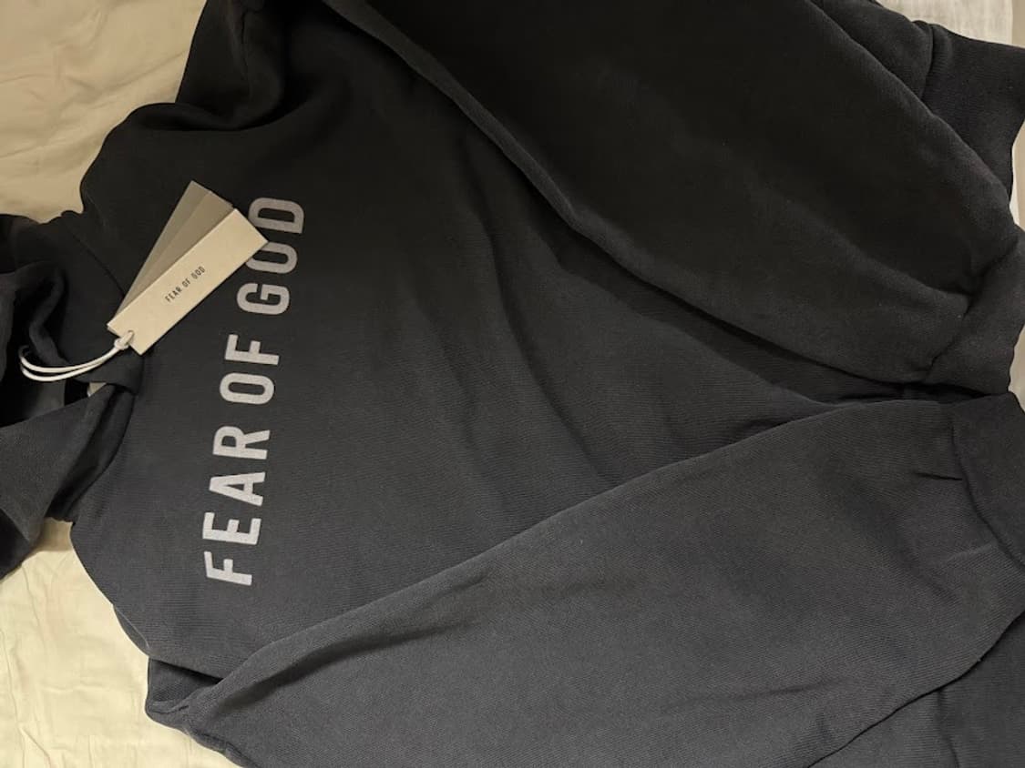 피어오브갓 텍스트로고 후디 상품이미지2