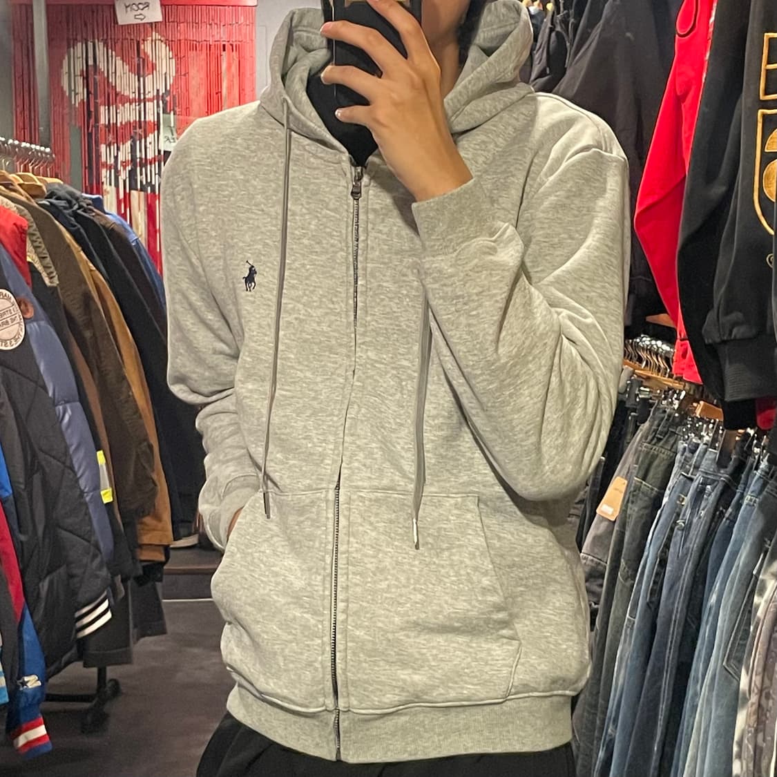 [IM]Polo RalphLauren 폴로랄프로렌 그레이 후드집업 상품이미지4