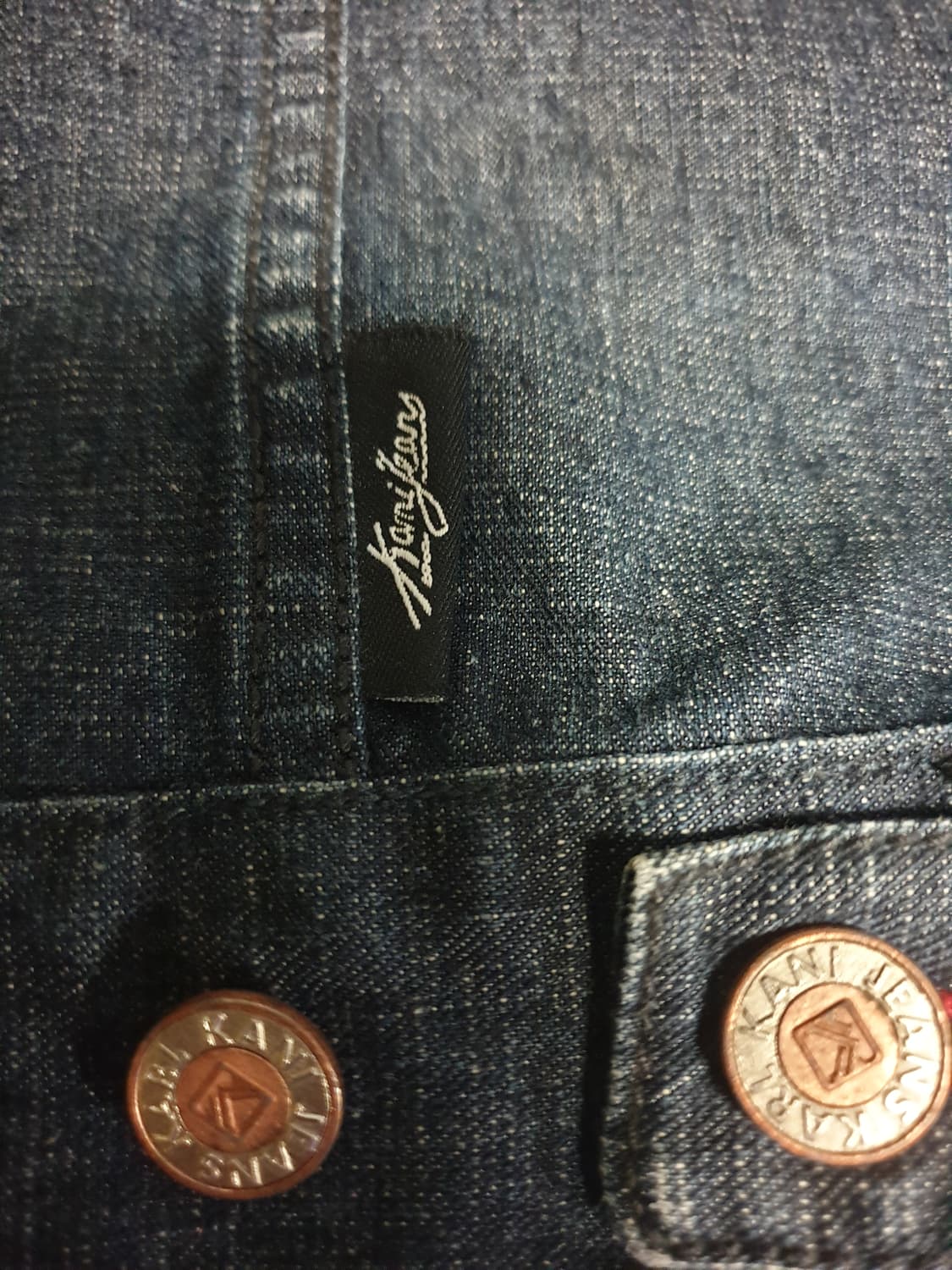 칼카니 빈티지 인더스트리얼 No.0523 생지 데님자켓 (L) 상품이미지5