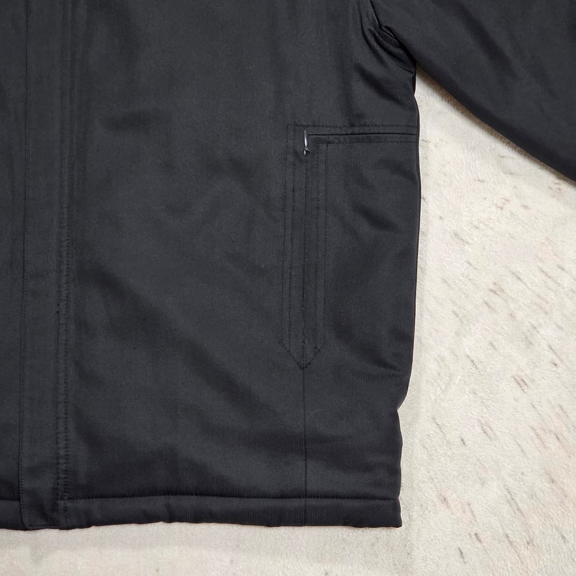 잔줄 스트라이프 패디드 점퍼 상품이미지3