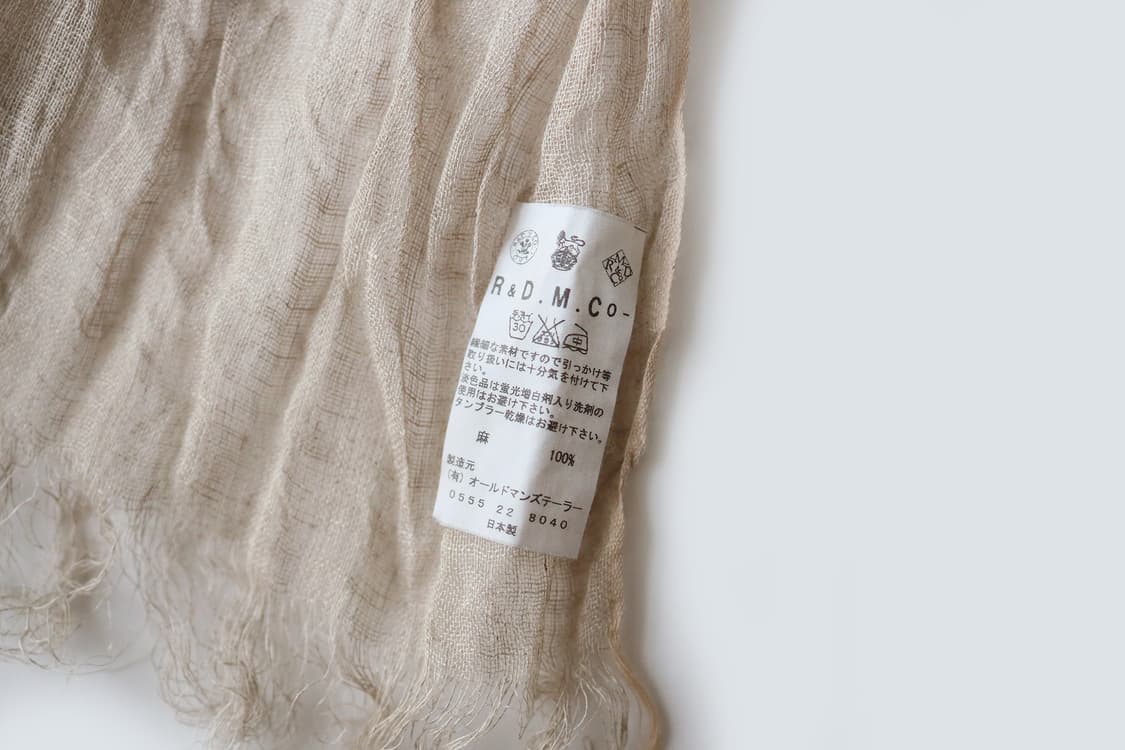 R&D.M.Co- Linen muffler 상품이미지4