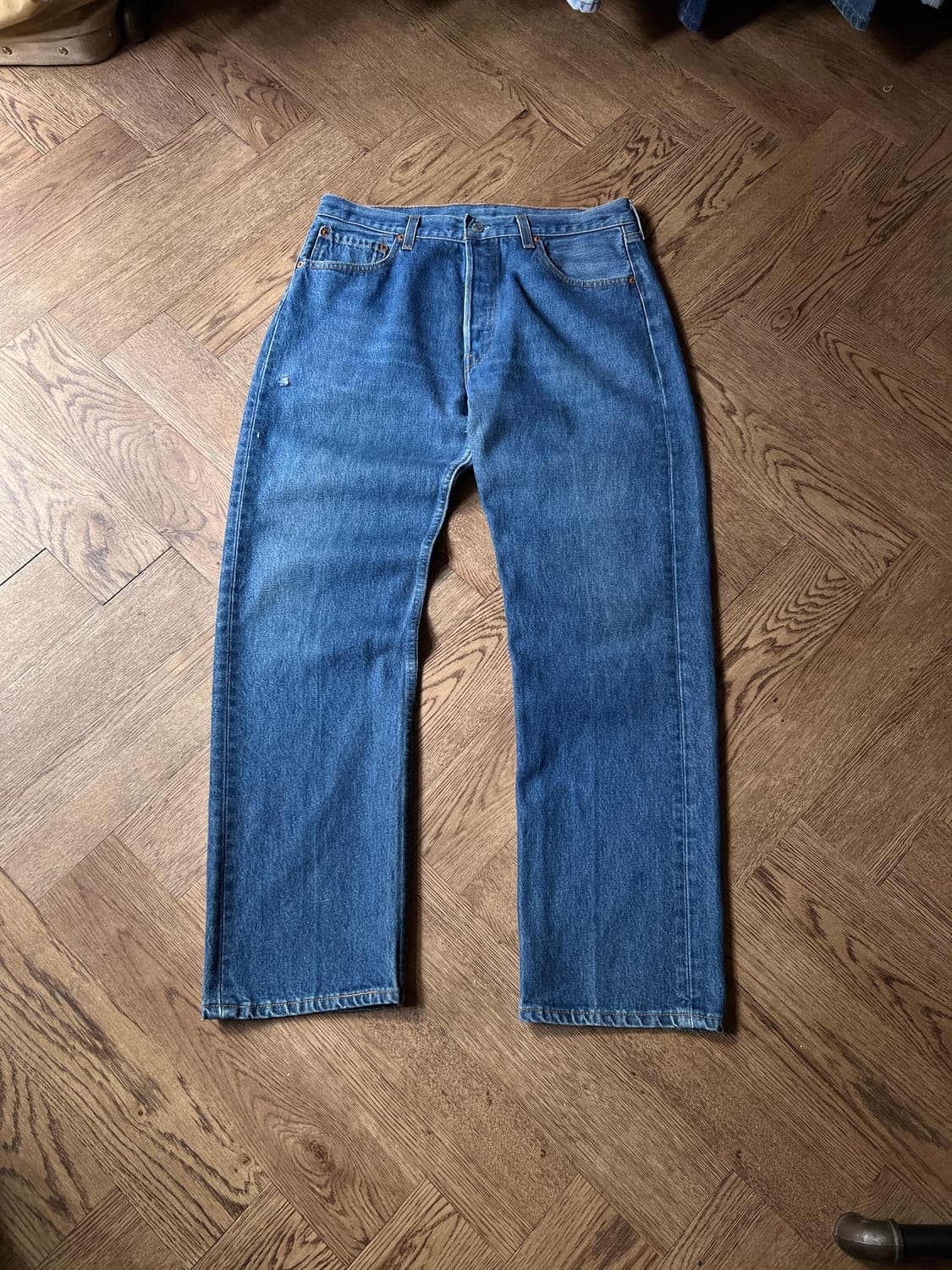 [34]90's 리바이스 501 Made in USA 데님 팬츠 S25 상품이미지2