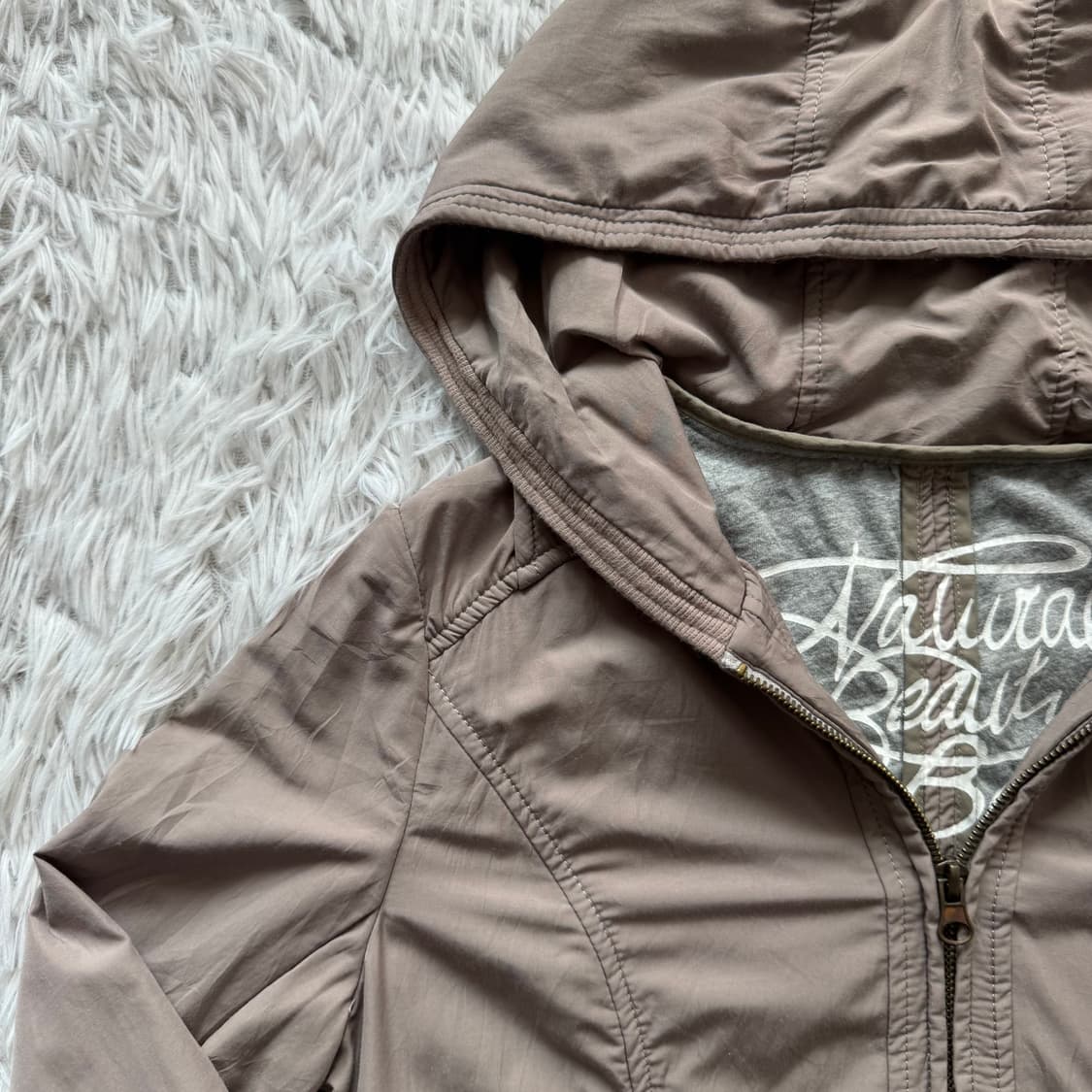 NATURAL BEAUTY 일본빈티지 y2k 후드집업 자켓 M 38 상품이미지1