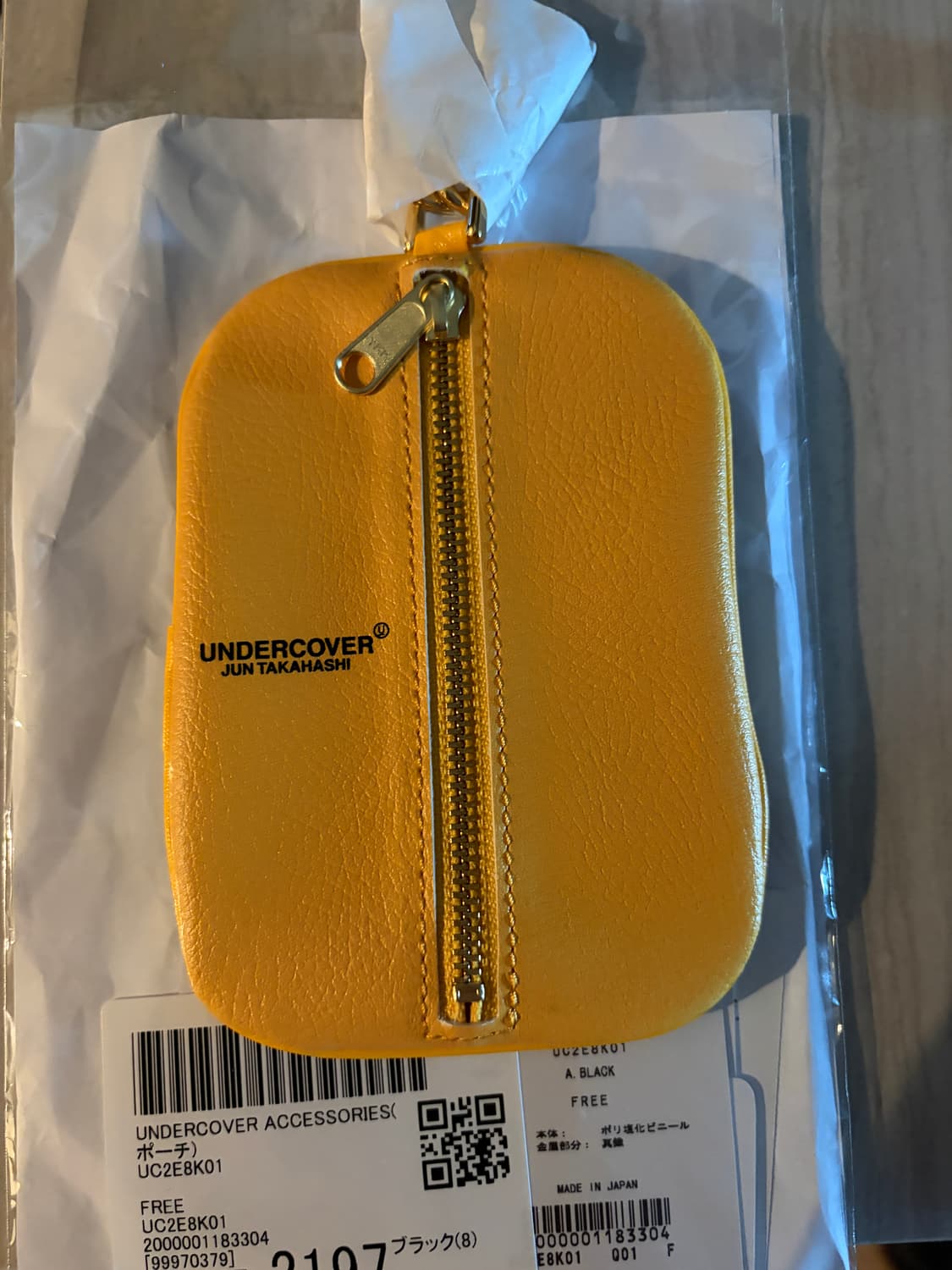 언더커버x산리오 헬로키티 콜라보 동전지갑겸 미니파우치 블랙 상품이미지3