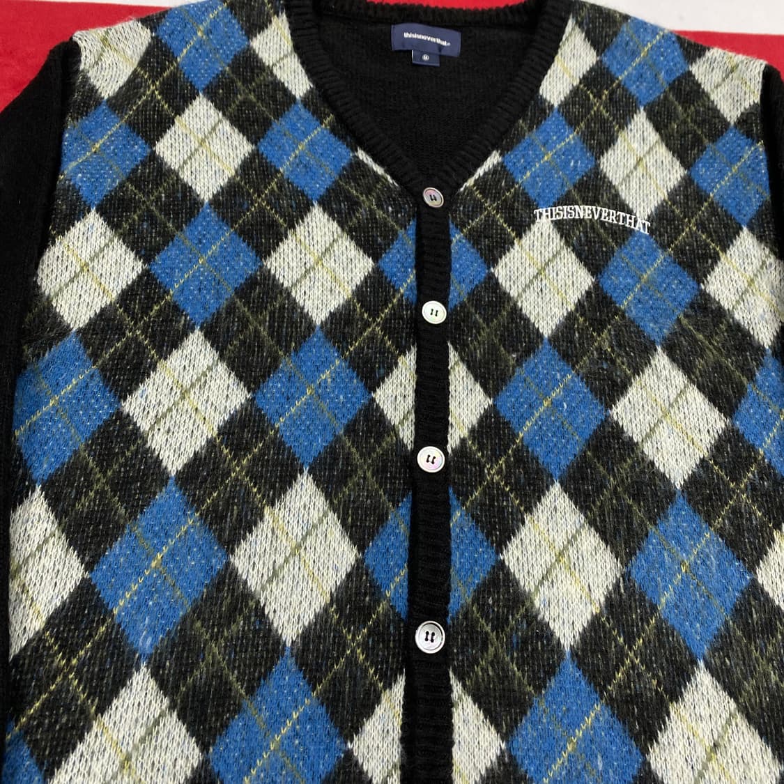 디스이즈네버댓 가디건 M 실측 L  상품이미지3