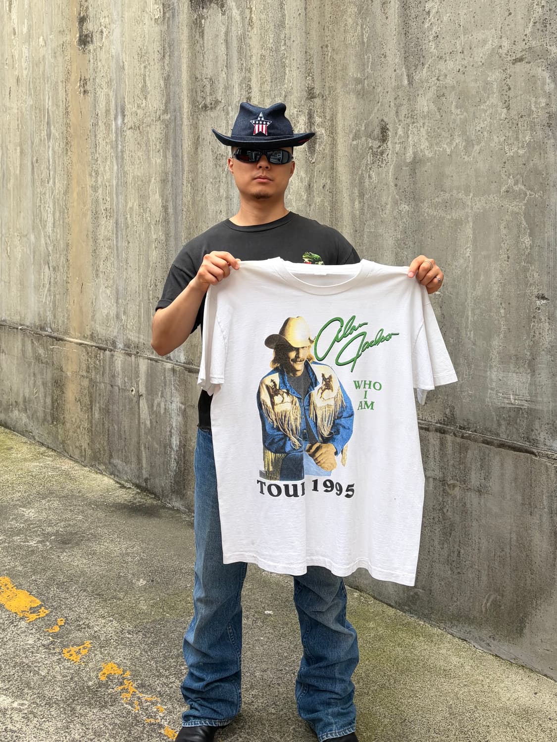 90‘s Alan Jackson country music tour T-s 상품이미지1