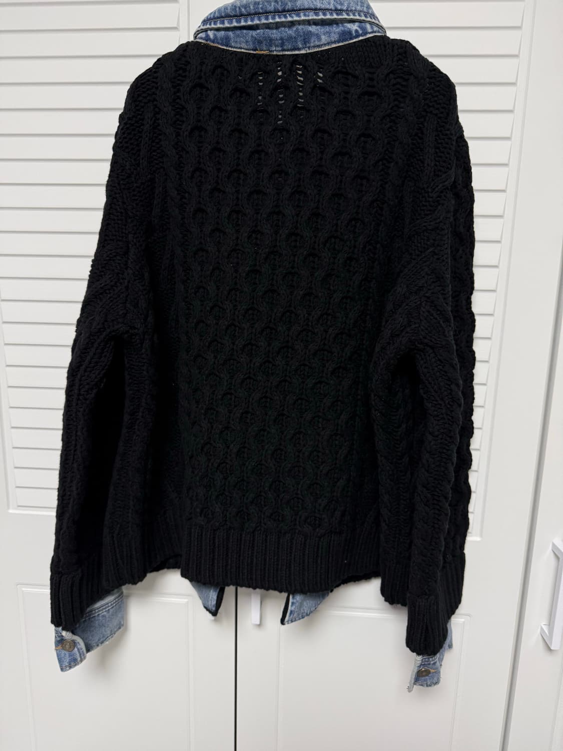 더일마 데님 니트 자켓 상품이미지2