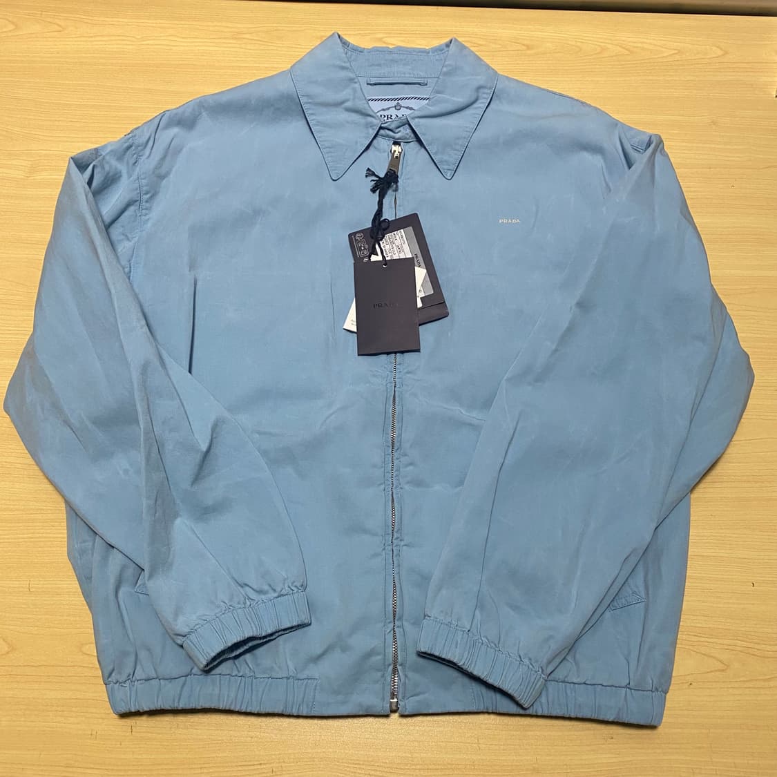 [40] 프라다 올드 개버딘 블루종 아스트로블루 상품이미지1