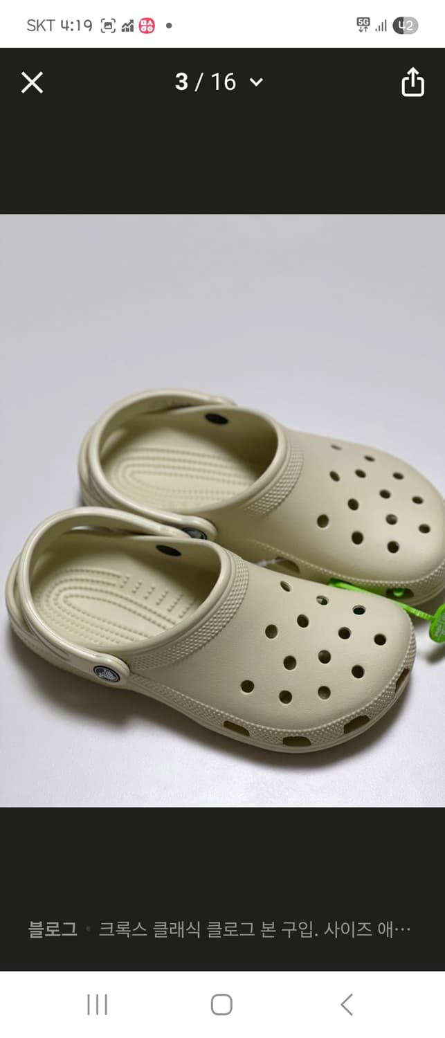 크록스클래시클로그본(240) 상품이미지2