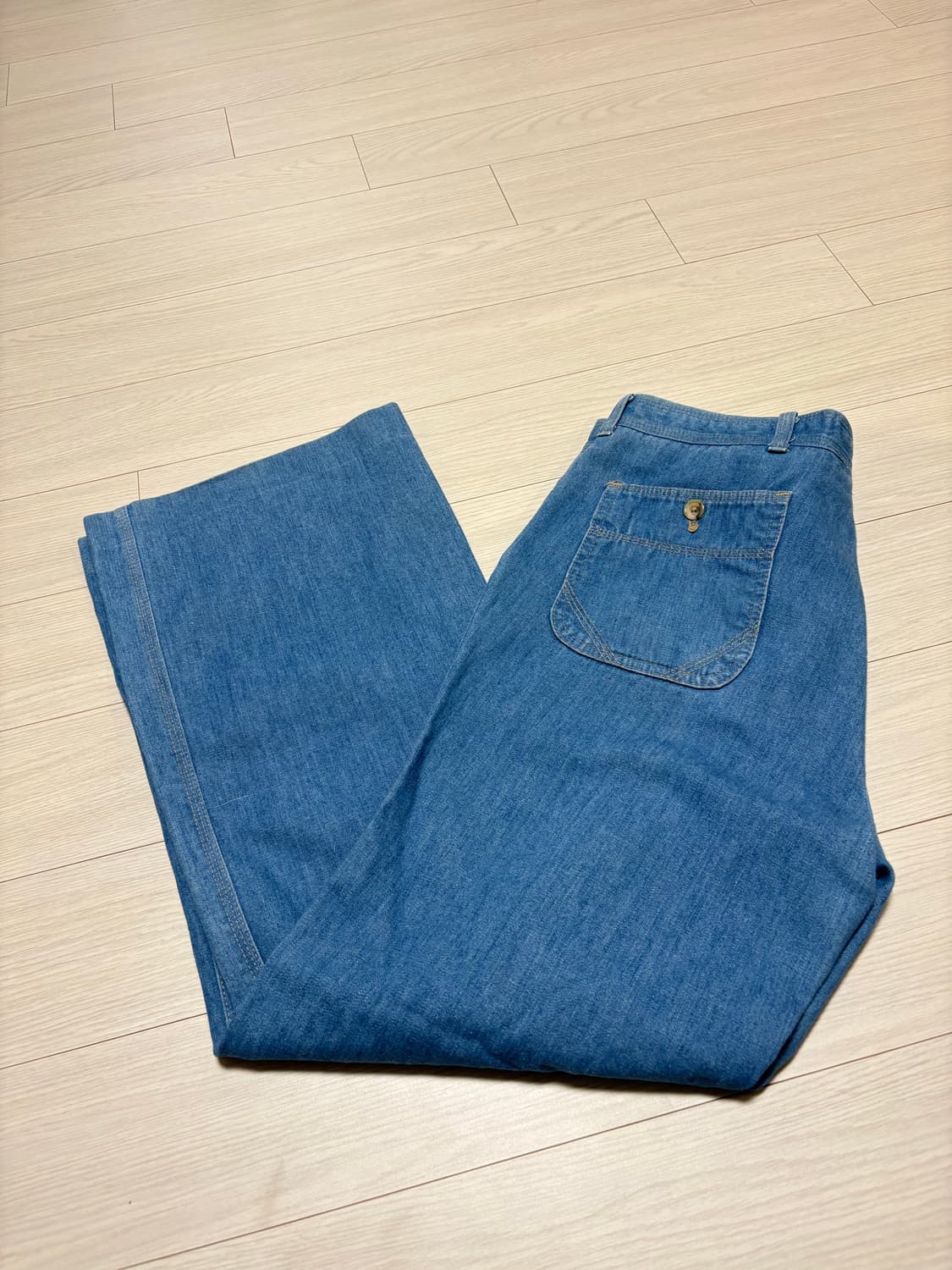 빈티지 리바이스 벨바텀 플레어 데님 연청 30-31 상품이미지3