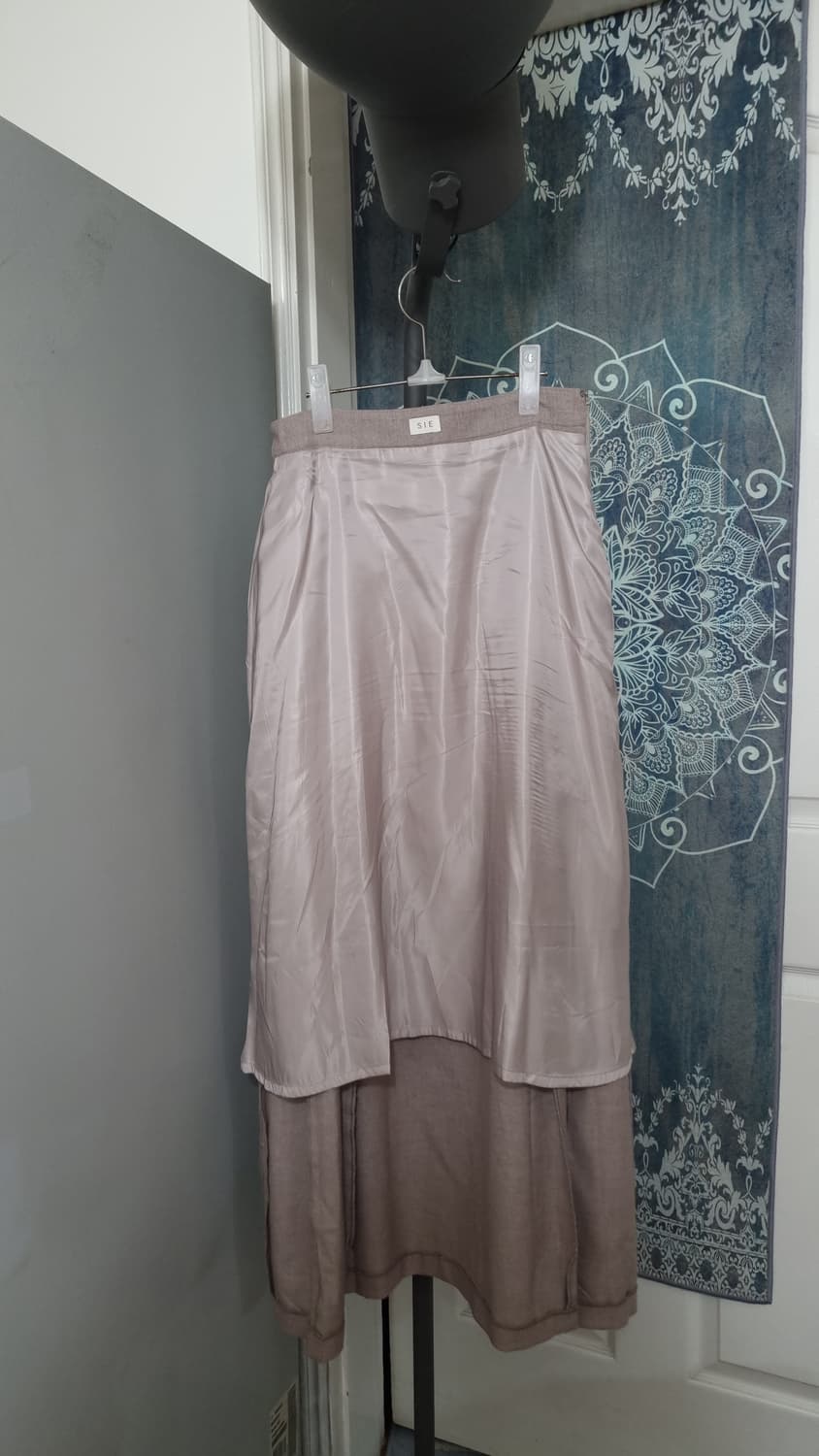 SIE 맞주름 맥시 롱 스커트 상품이미지5