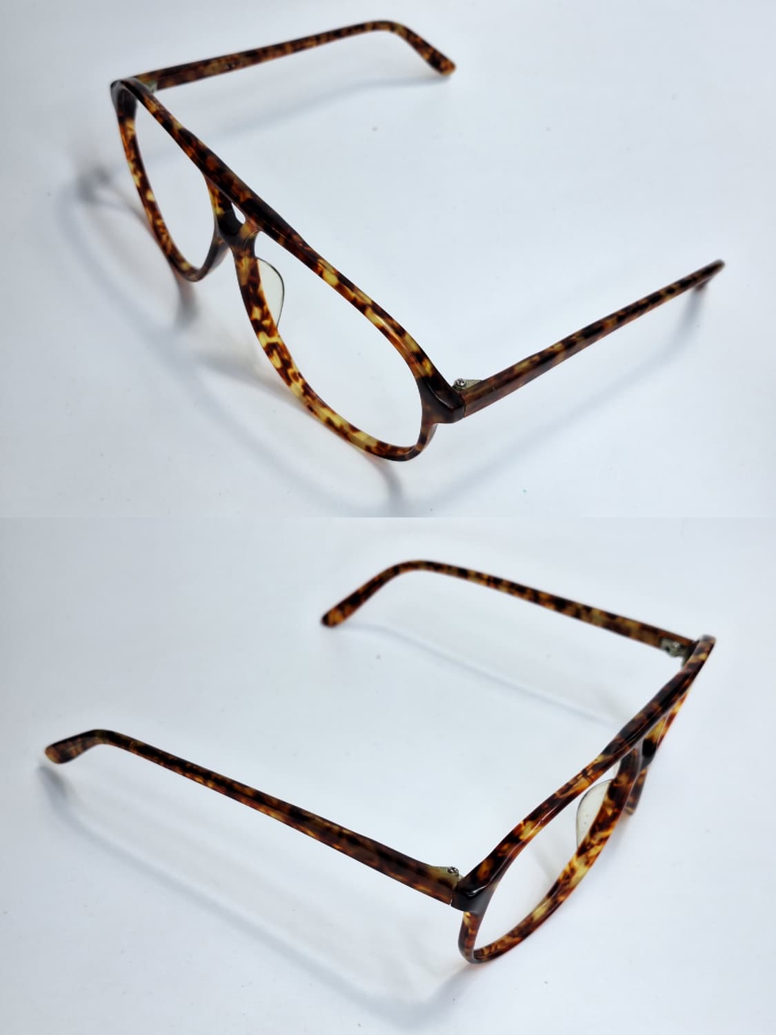 80s 일본 빈티지 NIKORI SL 투브릿지 슬림 뿔테 안경테 61mm 상품이미지8
