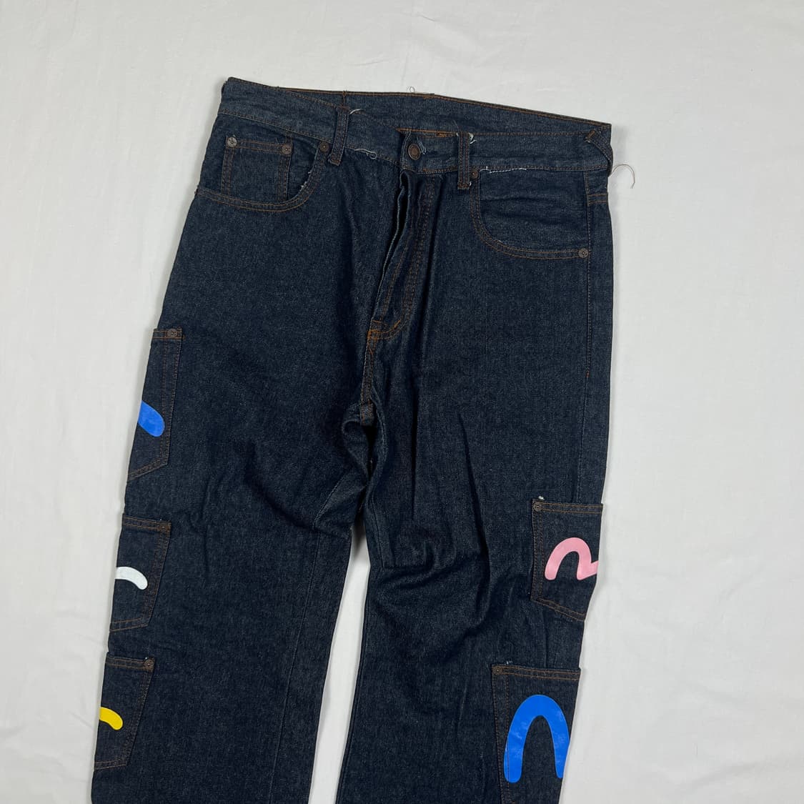 에비수 evisu 멀티포켓 셀비지 데님팬츠 청바지 상품이미지4