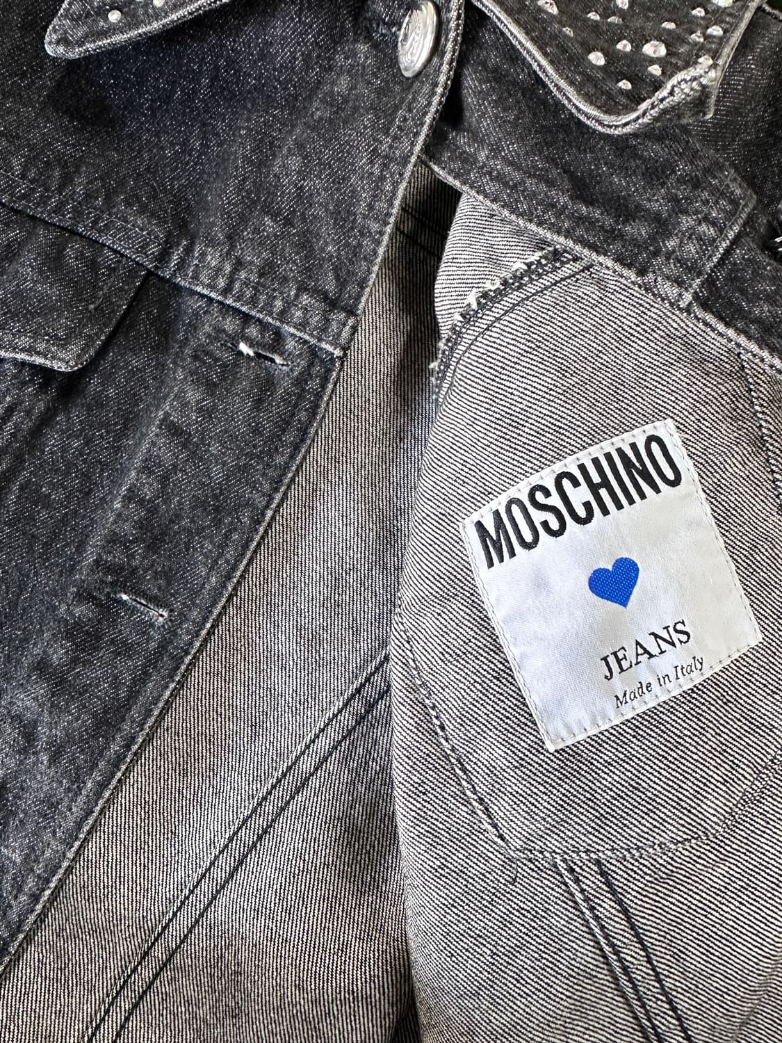 모스키노 진 흑청자켓 상품이미지10