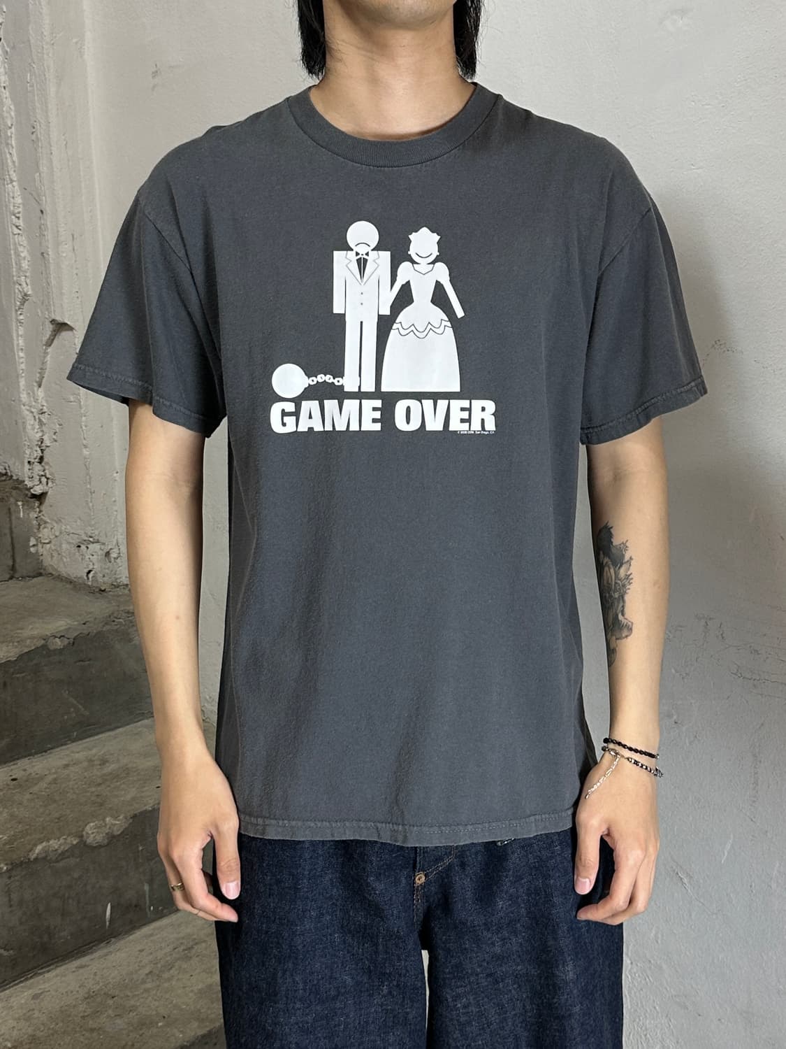 00's Game Over 티셔츠 빈티지 Fun 티셔츠 상품이미지4