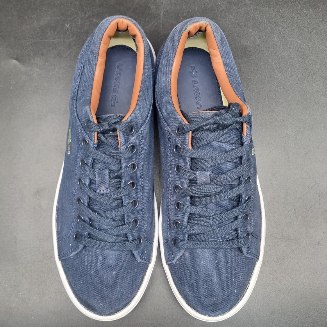 라코스테 네이비 스니커즈 39.5 250 상품이미지2