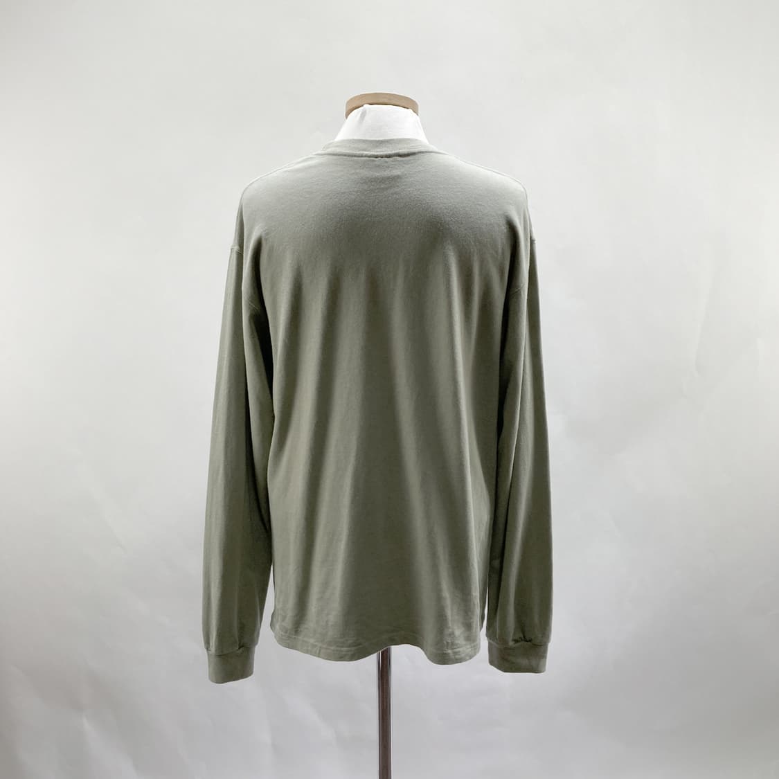 커버낫 남성긴팔티셔츠 카키 오버핏 M  상품이미지3