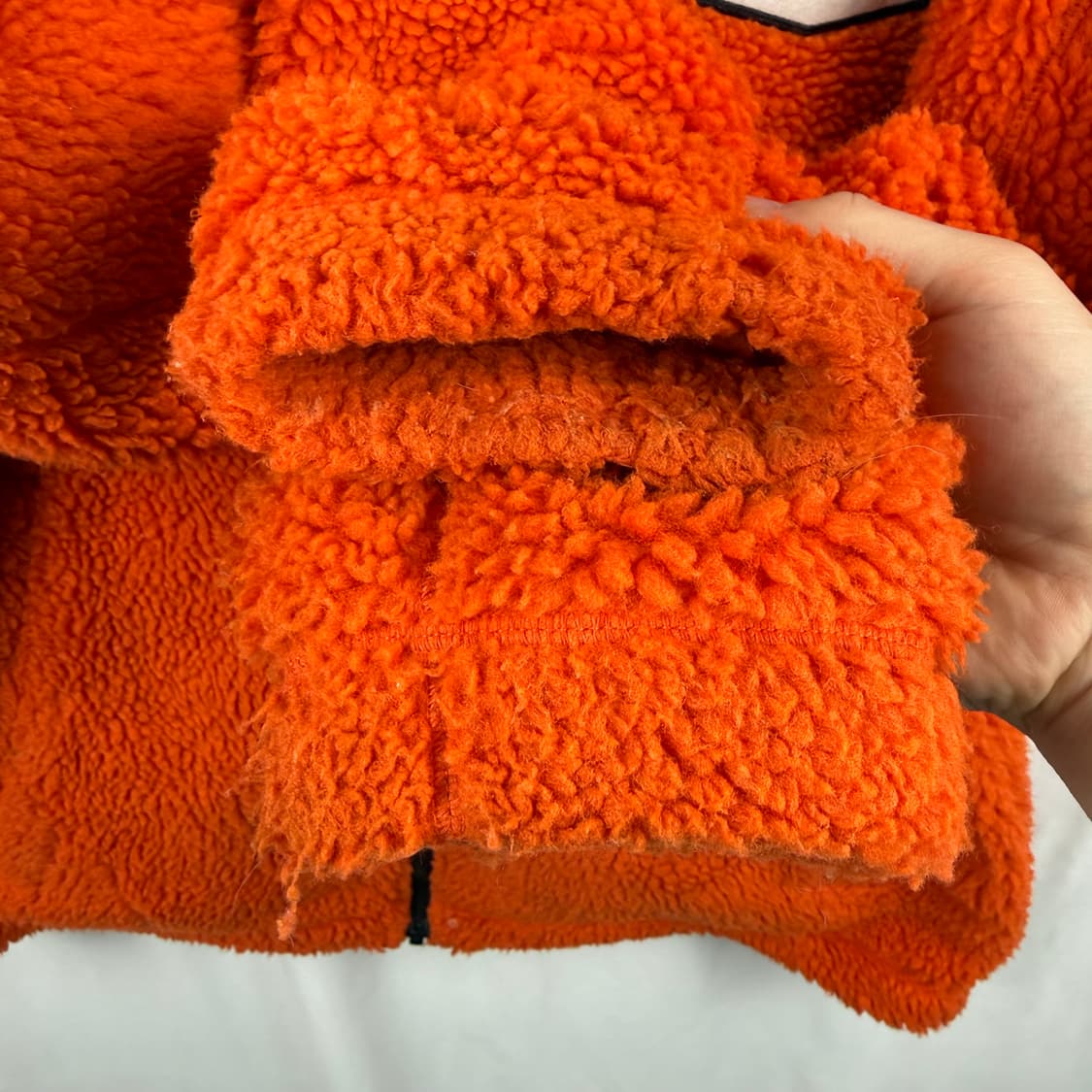 (L) 다이나핏 양털 플리스 자켓 오렌지 상품이미지4