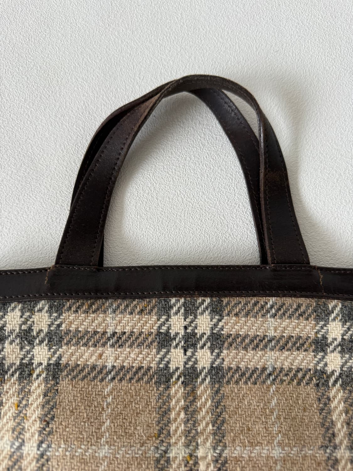 버버리(BURBERRY) 울 체크 토트백 상품이미지6