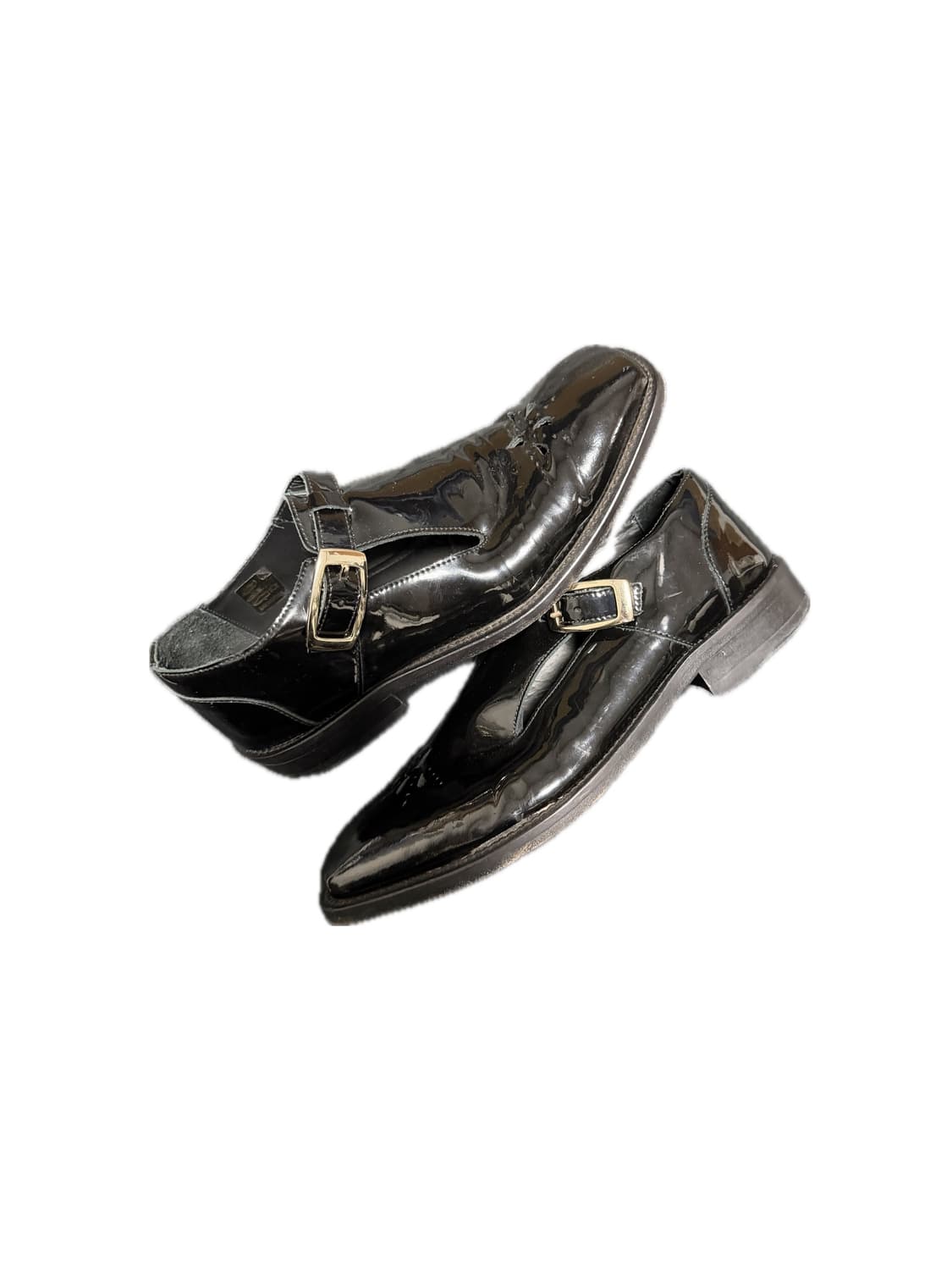 ERNEST W. BAKER T-BAR MONKSTRAPS BLACK  상품이미지2