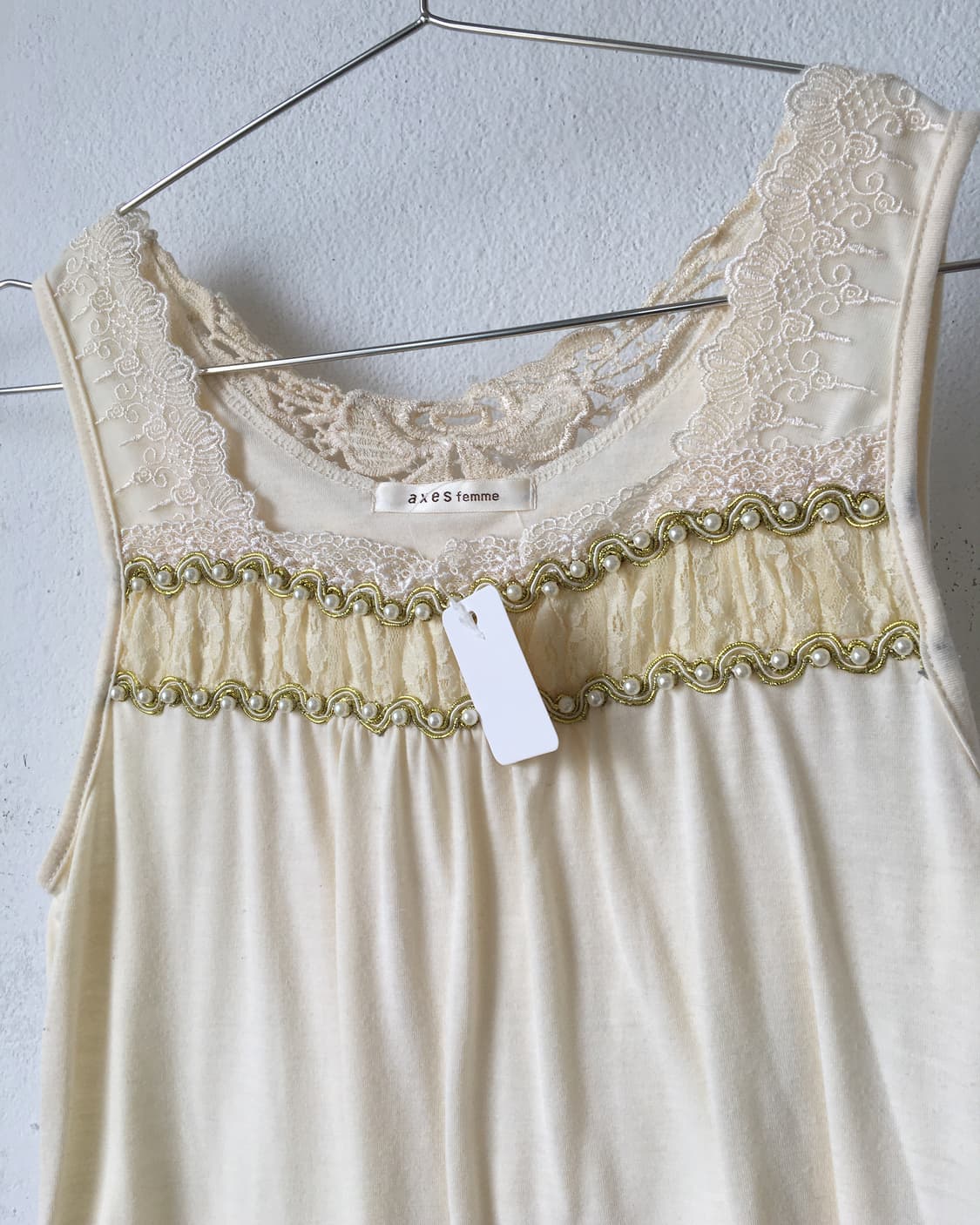 Axes femme lace trimming back crochet po 상품이미지3