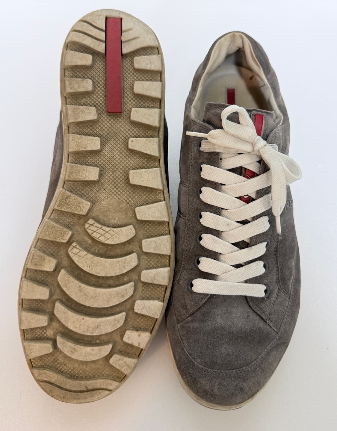 프라다(PRADA) 스웨이드 스니커즈 그레이 8.5 (265~270 추천 상품이미지4