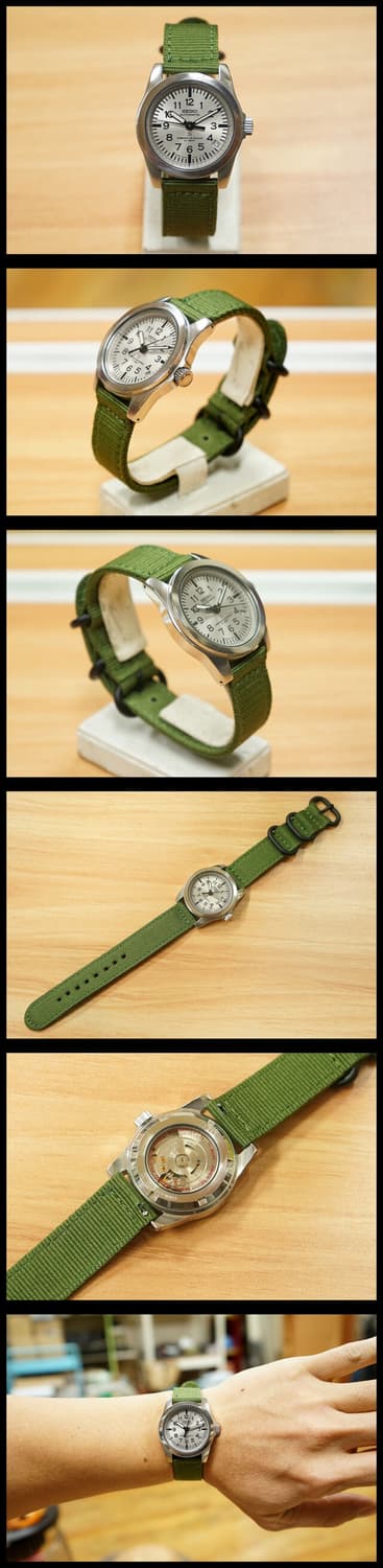 90s 세이코 sus 4s15-7020 밀리터리 오토메틱 시계 상품이미지2