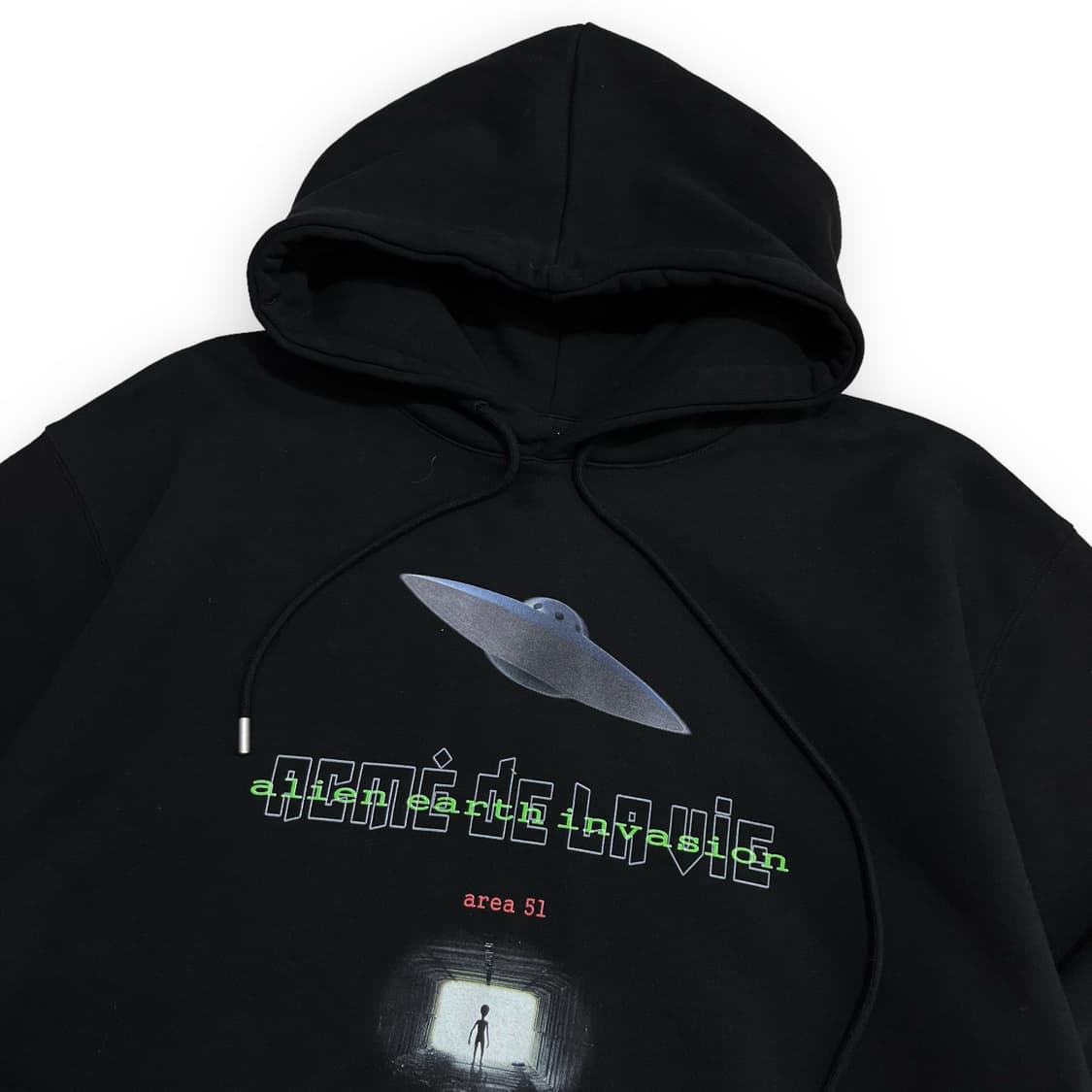 아크메드라비 우주선 블랙 후드 상품이미지2