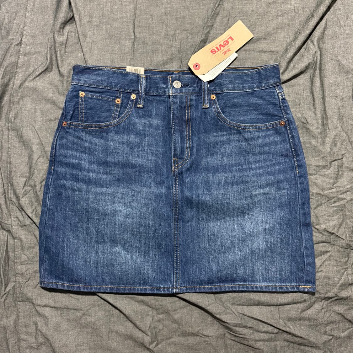 Women's Classic Denim Mini Skirt 상품이미지1