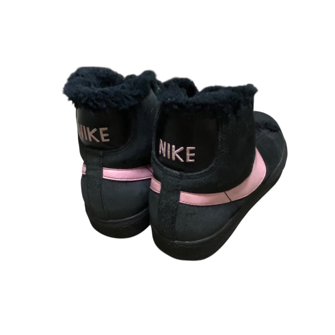 nike black fur shoes 상품이미지3
