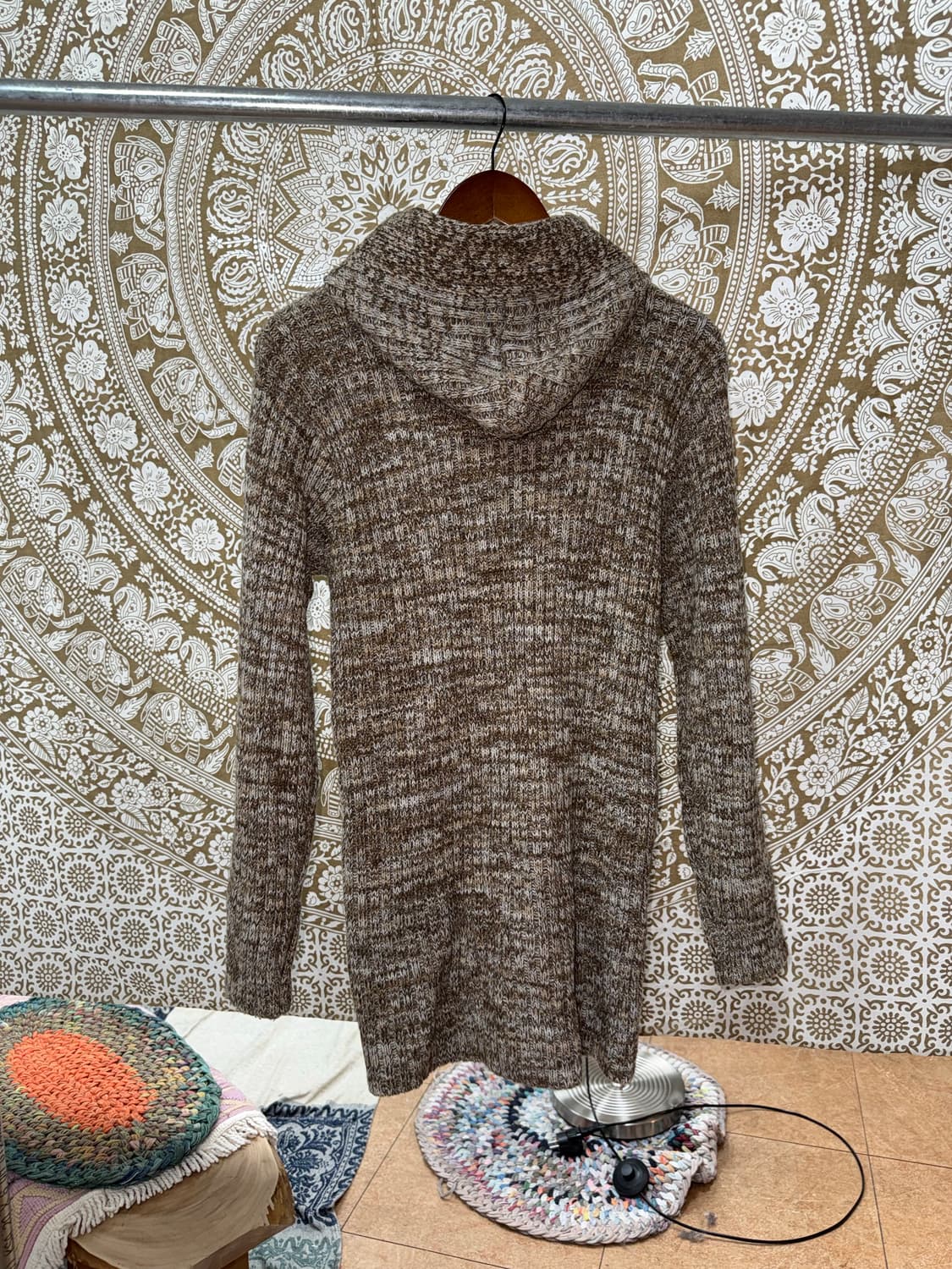 빈티지 여성 롱 니트 가디건  상품이미지5