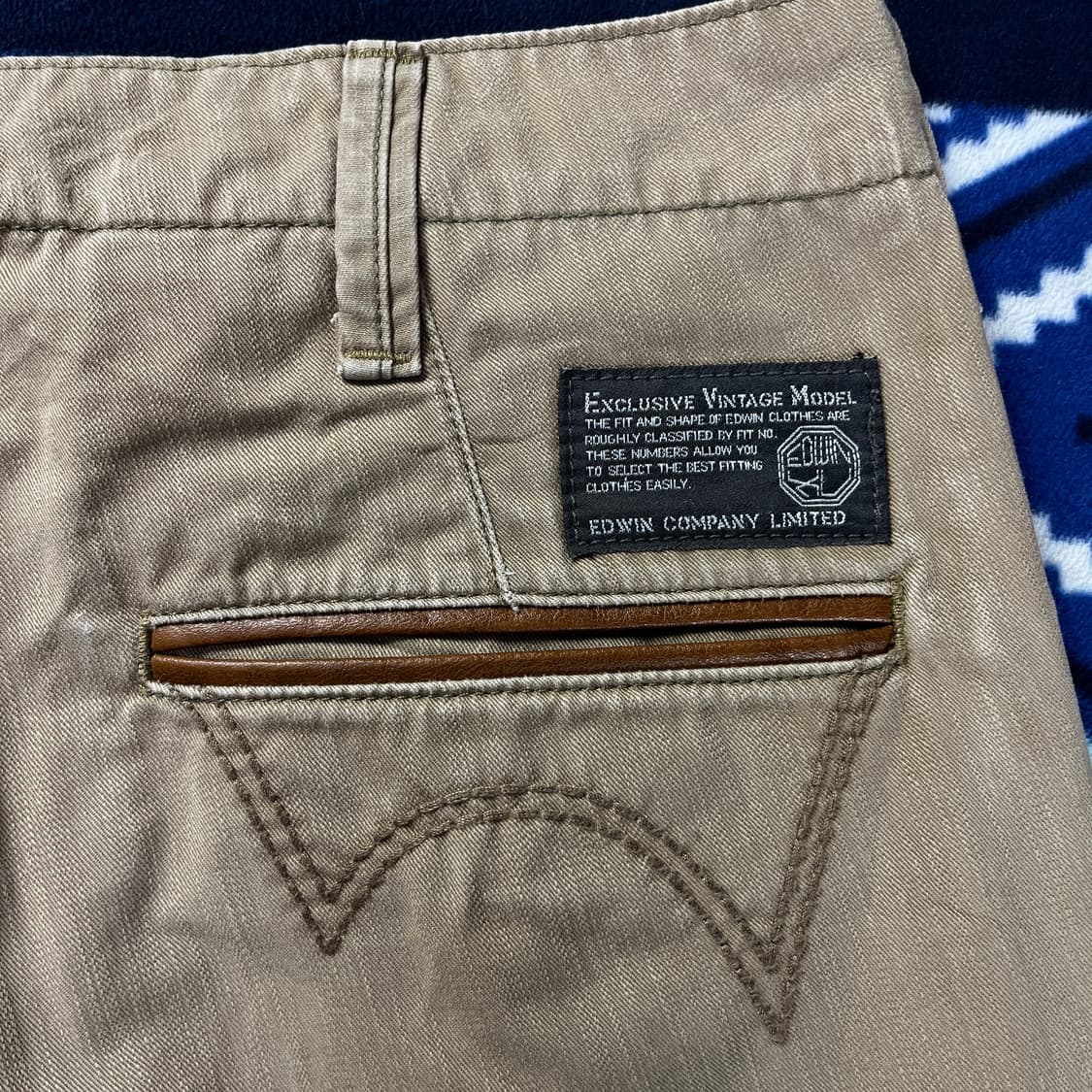 EDWIN Exclusive Vintage 웨스턴 팬츠(실측확인) 상품이미지5