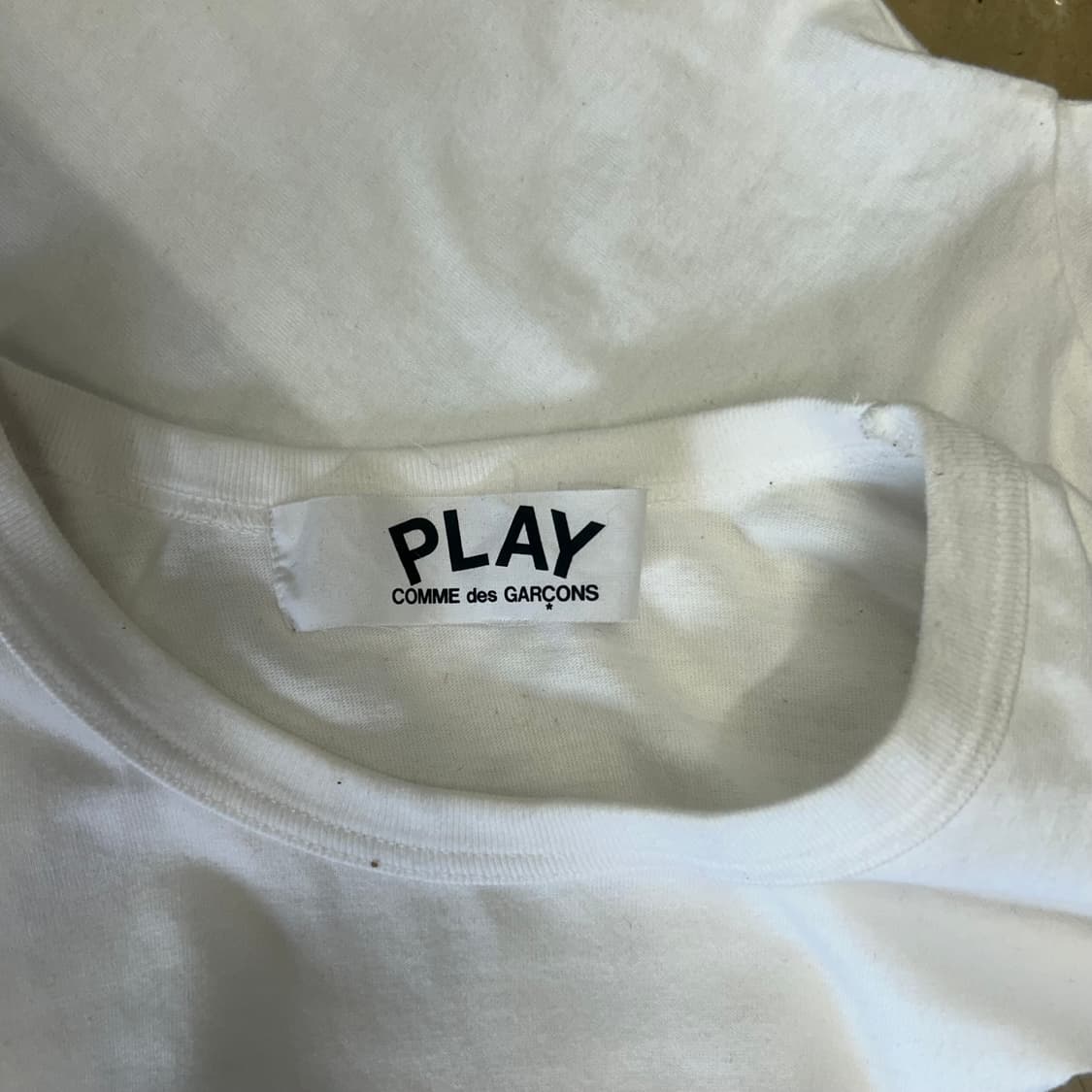 XL 꼼데가르송 블랙와펜 반팔티셔츠 상품이미지4
