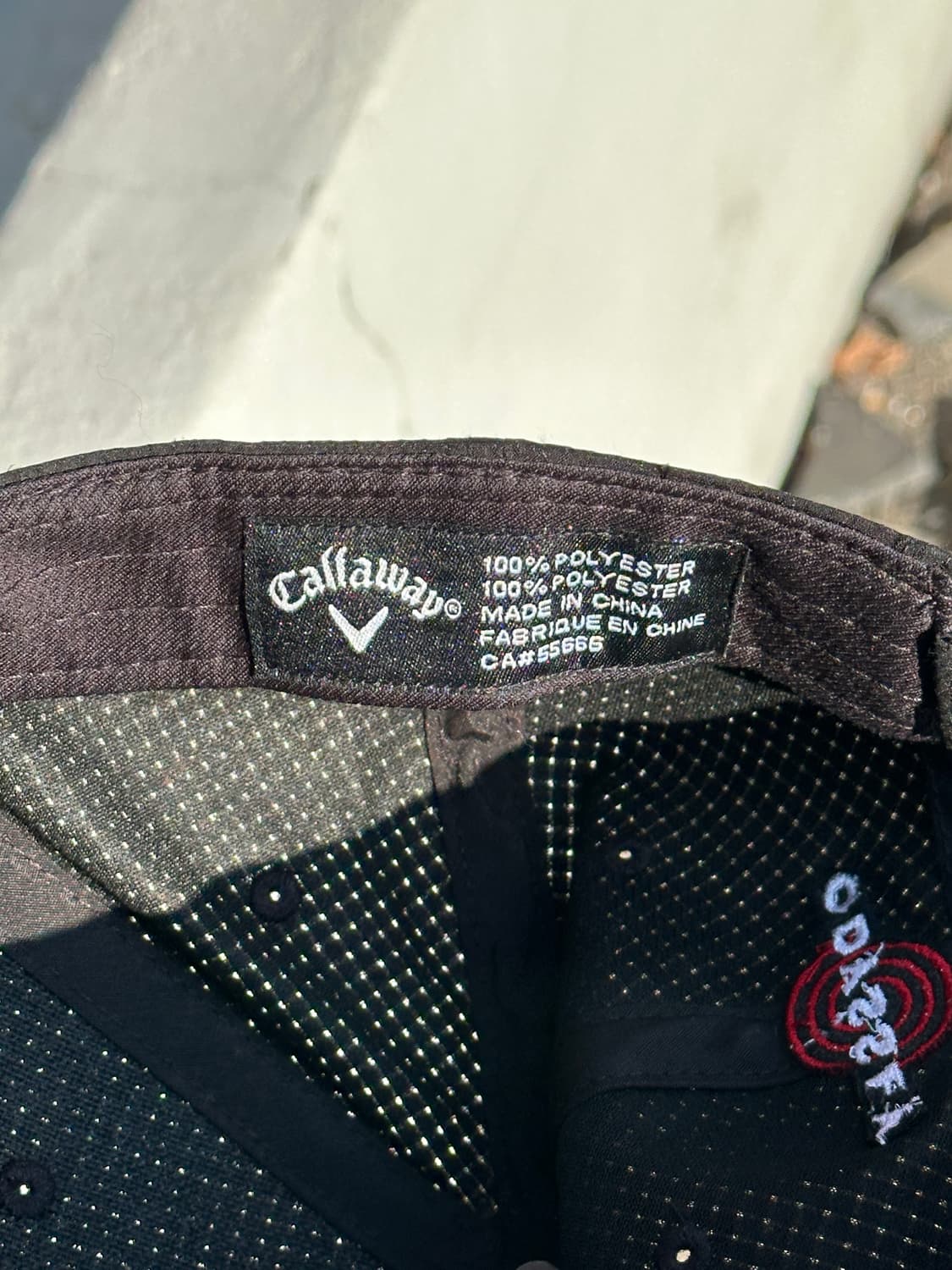 [F] 캘러웨이 로고 블랙 볼캡 모자 상품이미지6