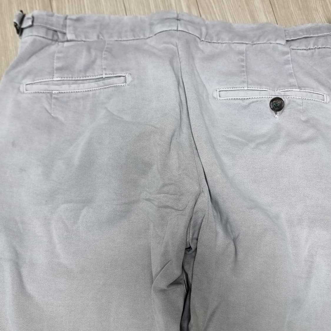 베르위치 코튼 팬츠 그레이 롤업 면바지(33) 상품이미지8