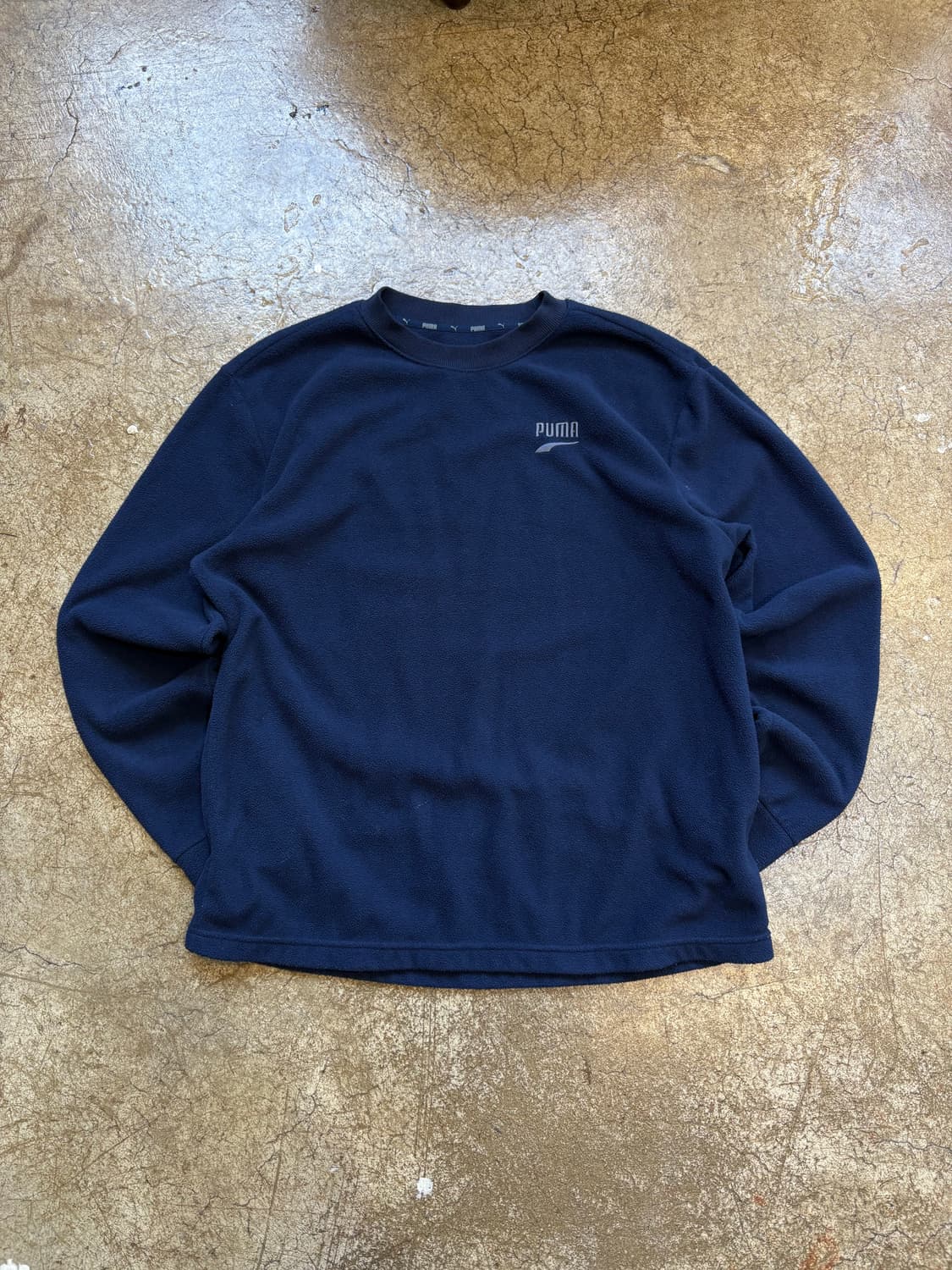 puma 네이비 플리스 티셔츠 상품이미지1
