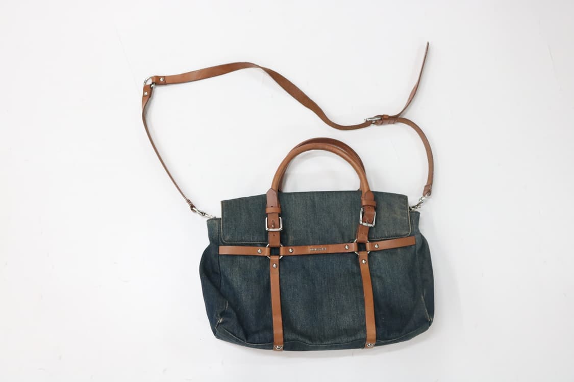 디젤 빈티지 데님 가죽 스트랩 2WAY 숄더백 상품이미지2