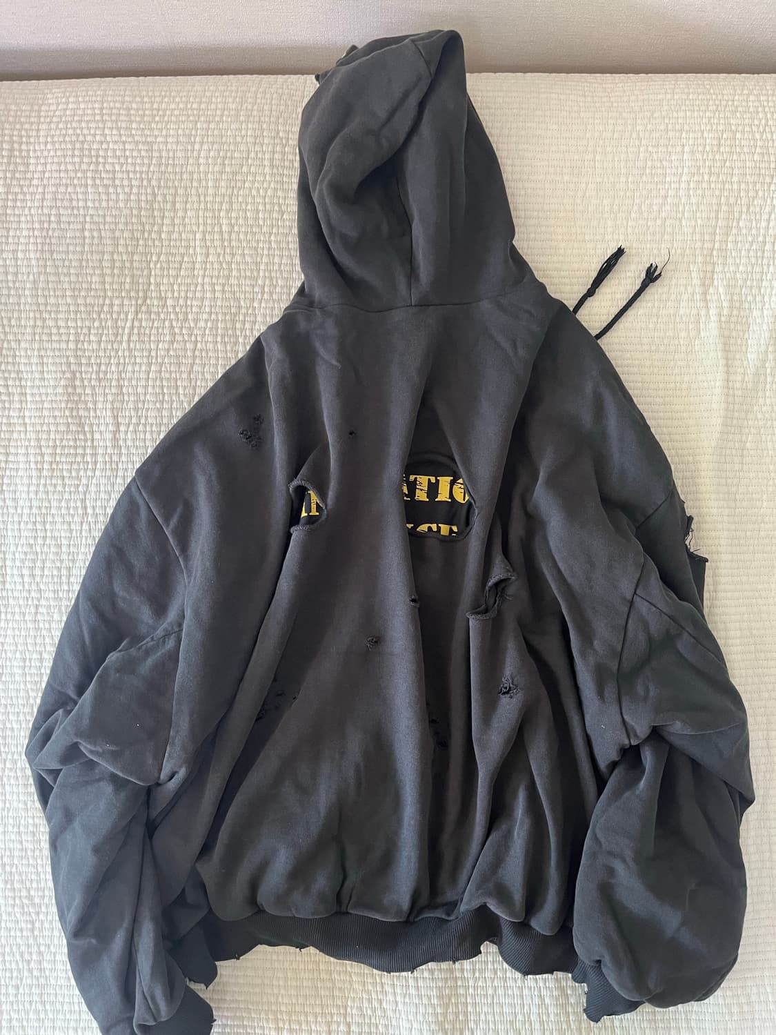 Project gr 프로젝트 G/R 디스트레스 레이어 집 후드 페이디드 상품이미지3